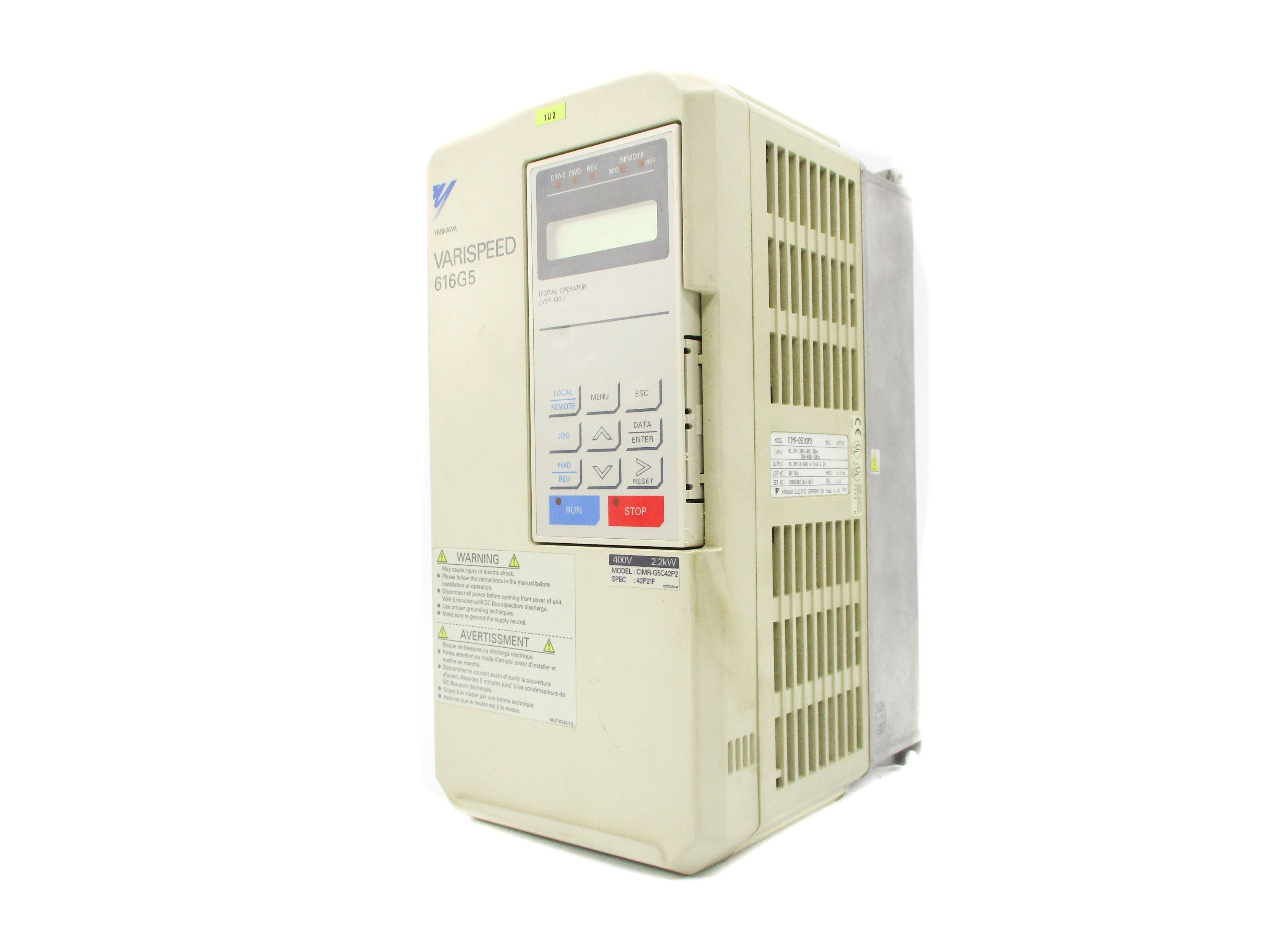 YASKAWA CIMR-G5C42P2 (AS PICTURED) UNMP