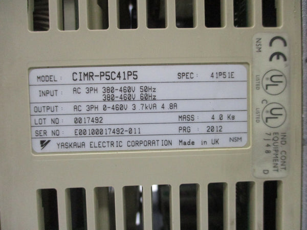 YASKAWA CIMR-P5C41P5 UNMP