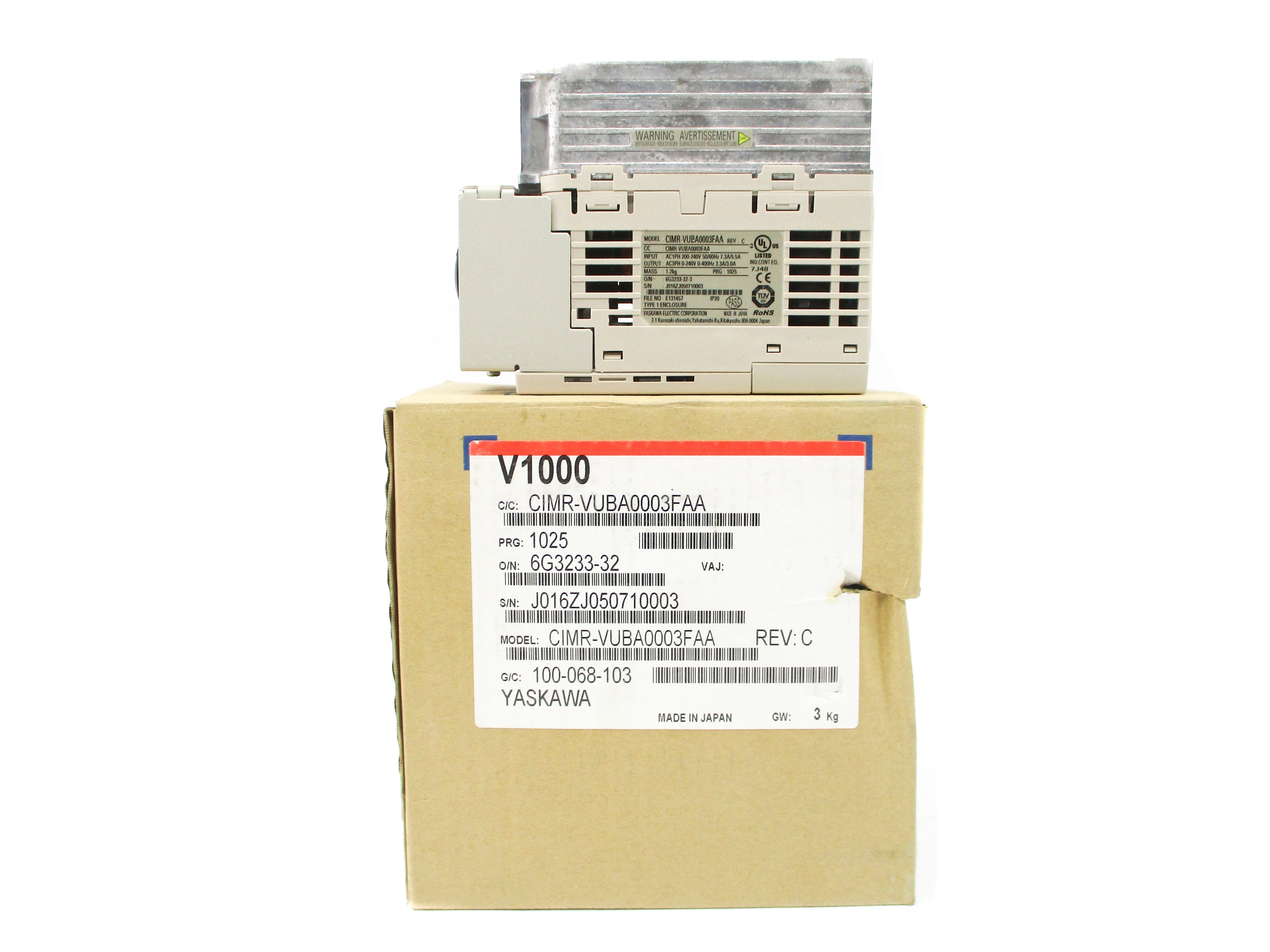 YASKAWA CIMR-VUBA0003FAA NSMP