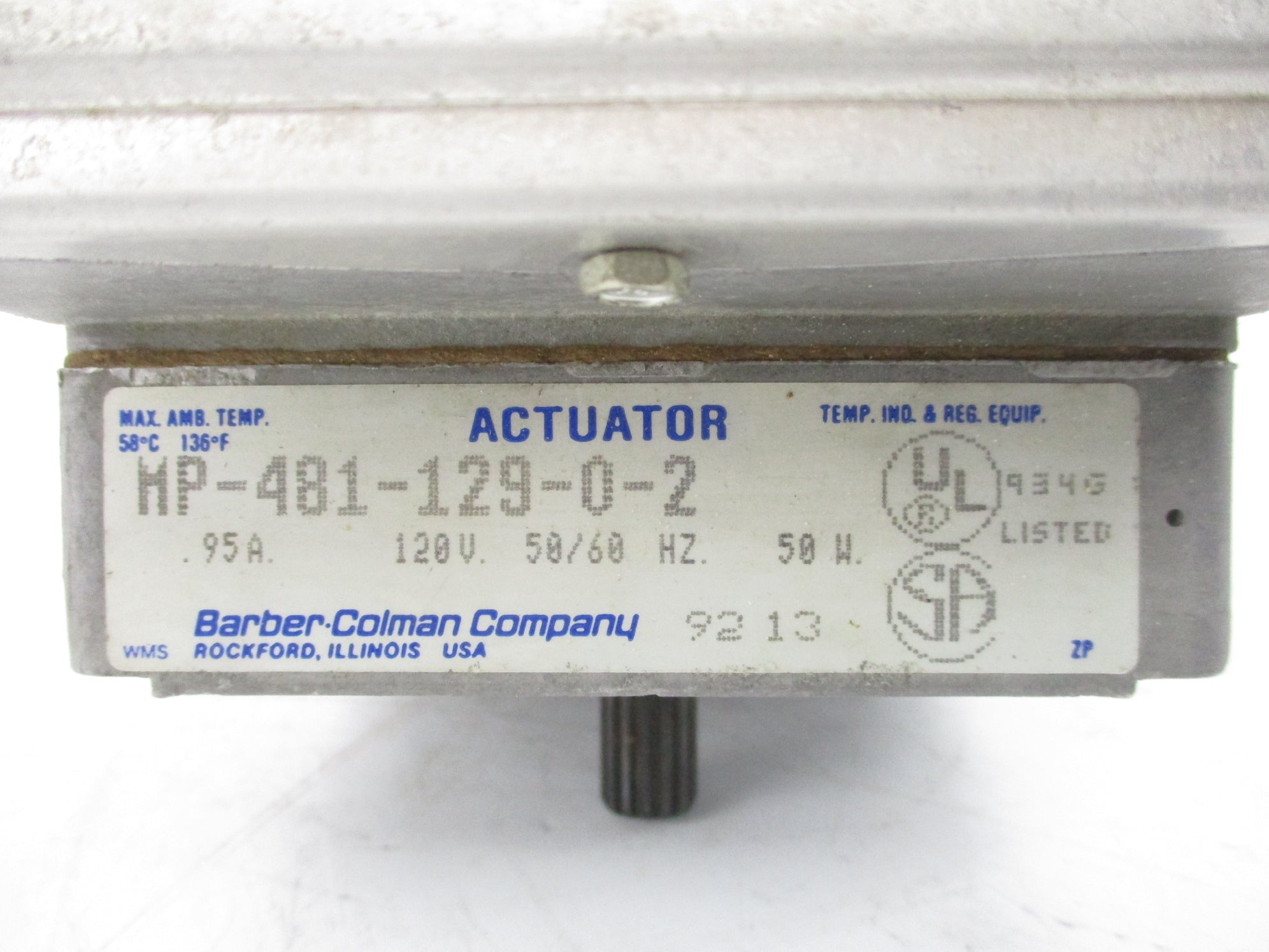 BARBER COLMAN MP-481-129-0-2 (AS PICTURED) NSNP