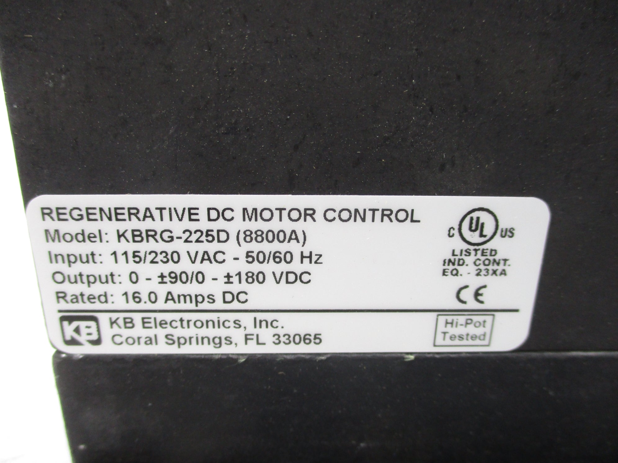 KB ELECTRONICS KBRG-225D NSMP