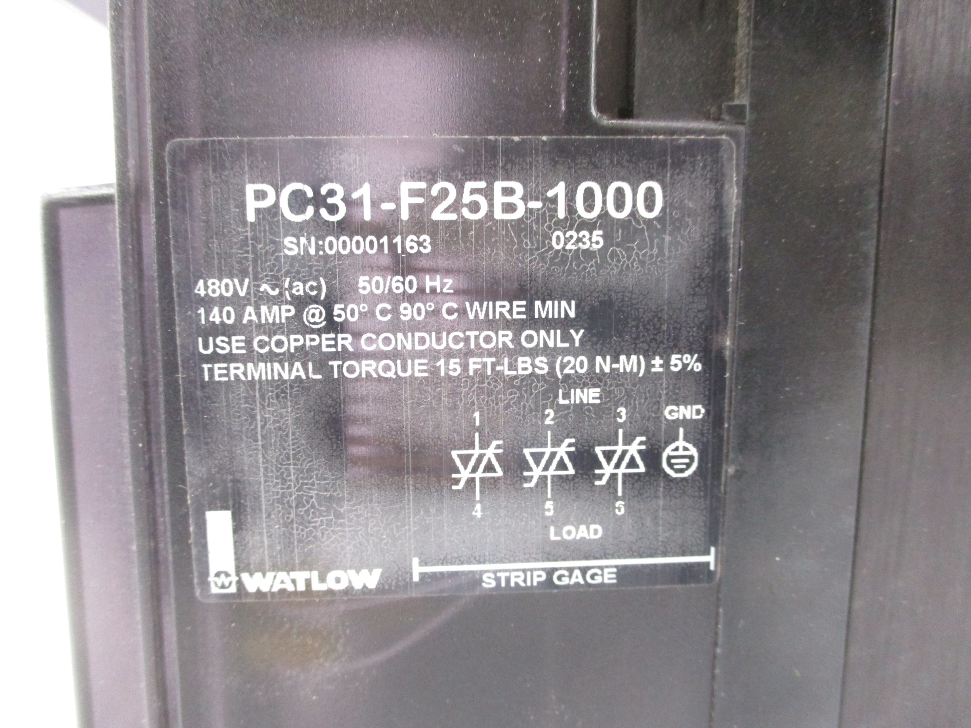 WATLOW PC31-F25B-1100 REMAN