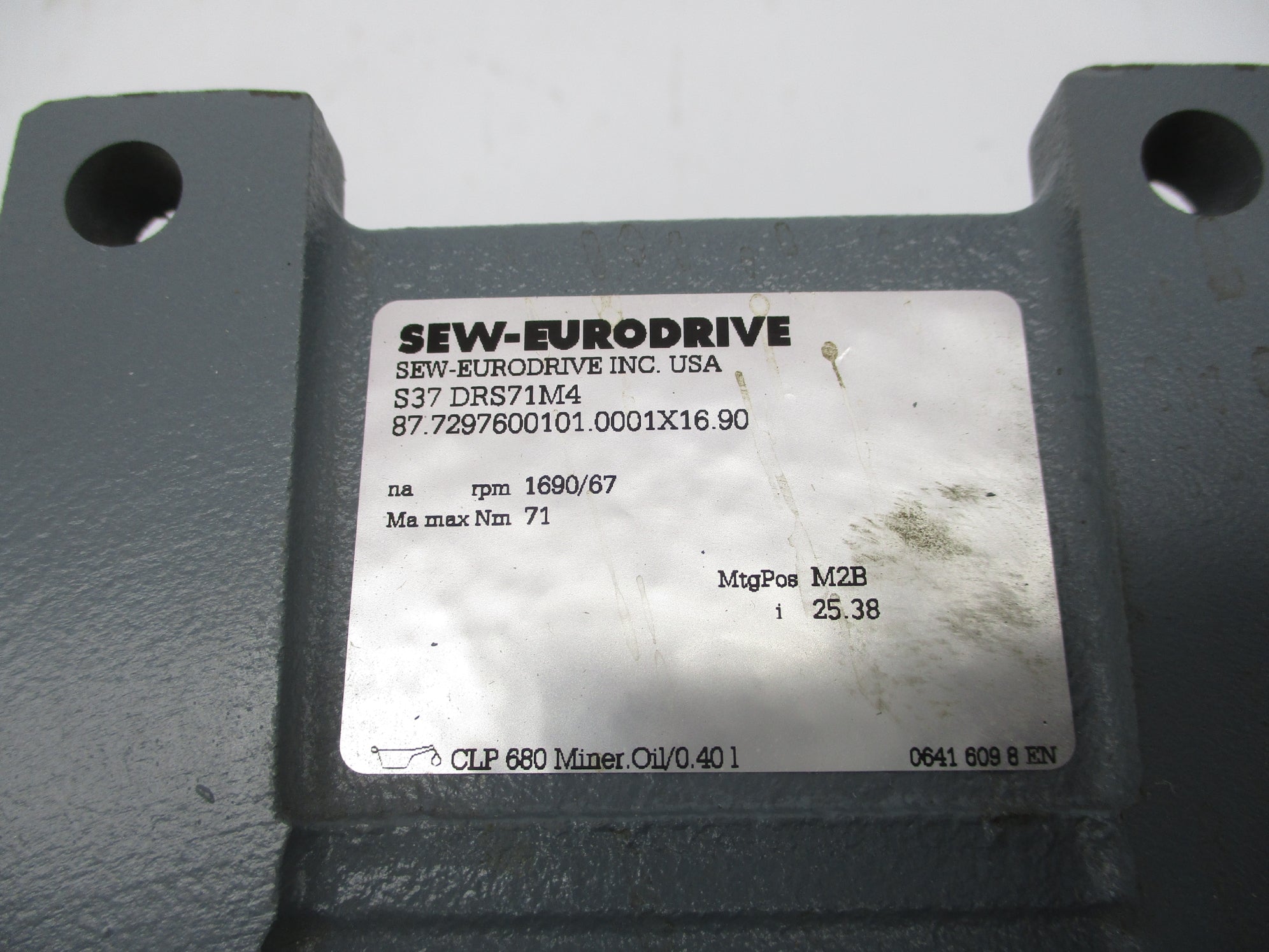 SEW EURODRIVE S37DRS71M4 NSNP