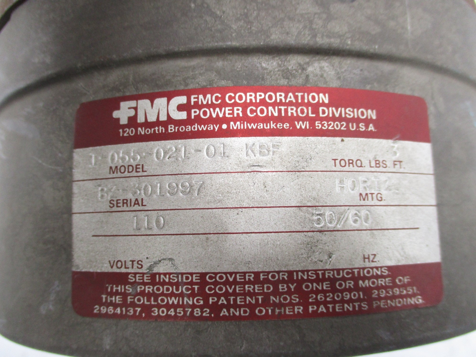 FMC 1-055-021-01KBF UNMP