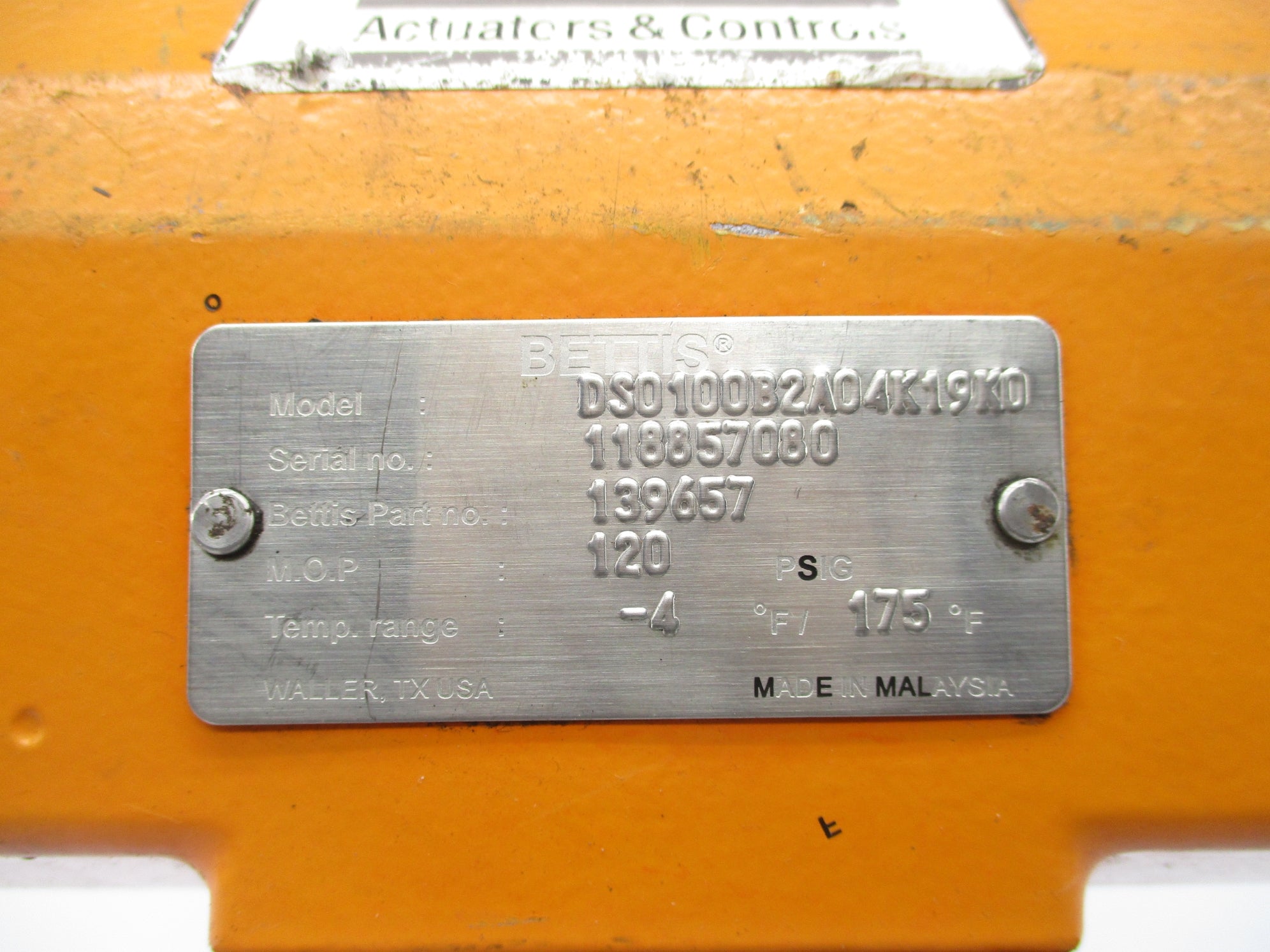 BETTIS DS0100B2A04K19K0 UNMP