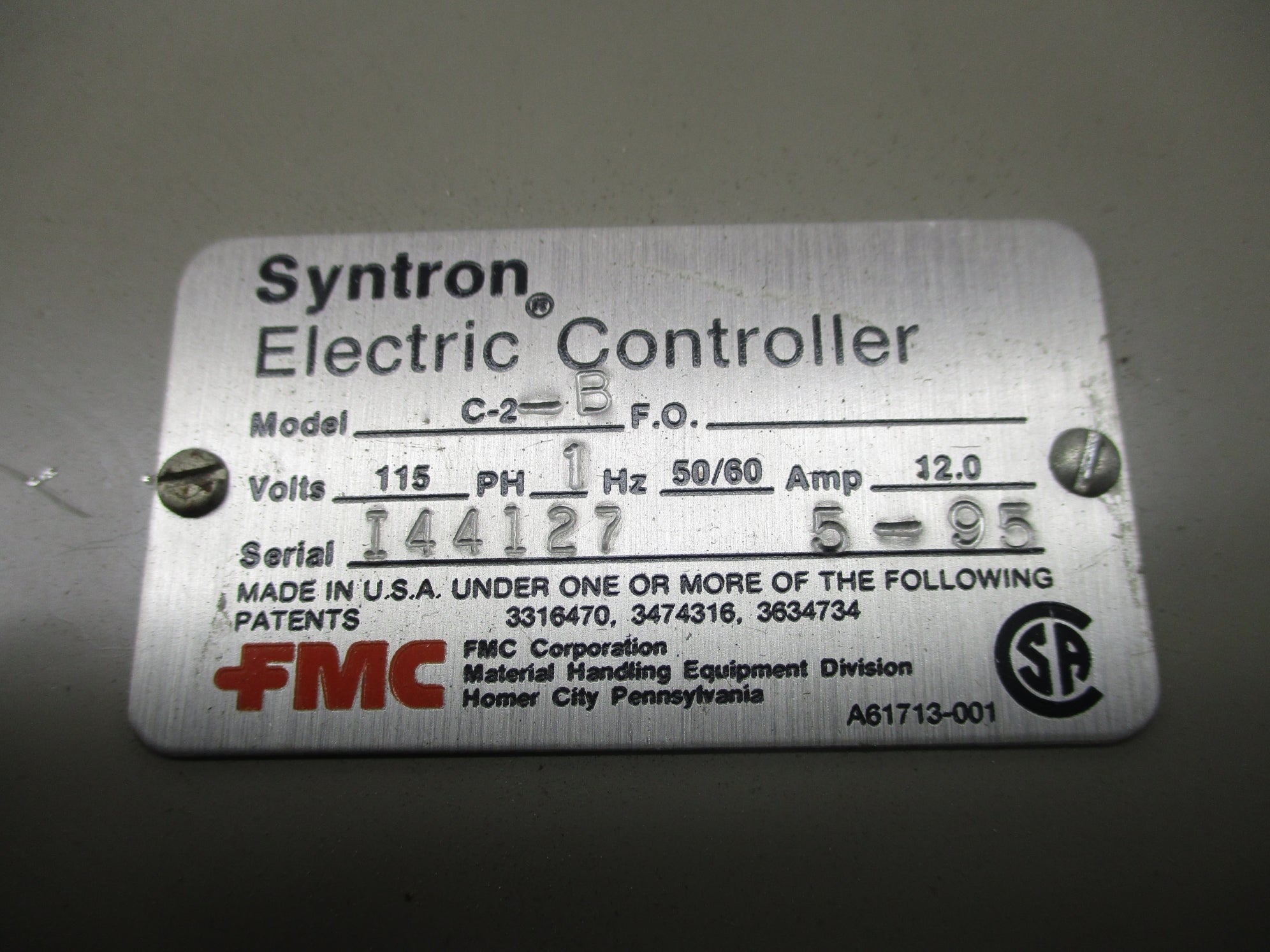 FMC C-2-B NSNP
