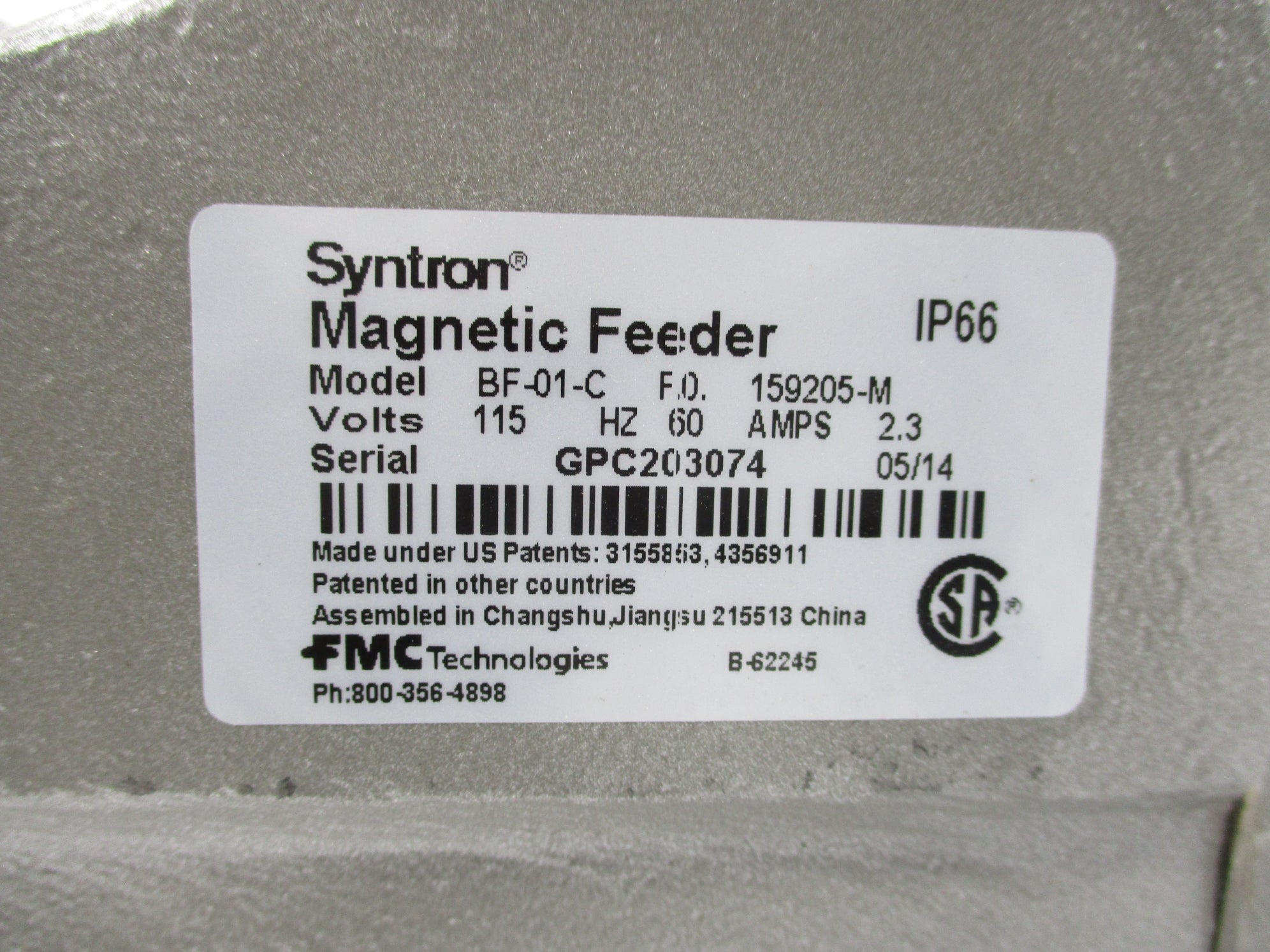 FMC BF-01-C NSMP