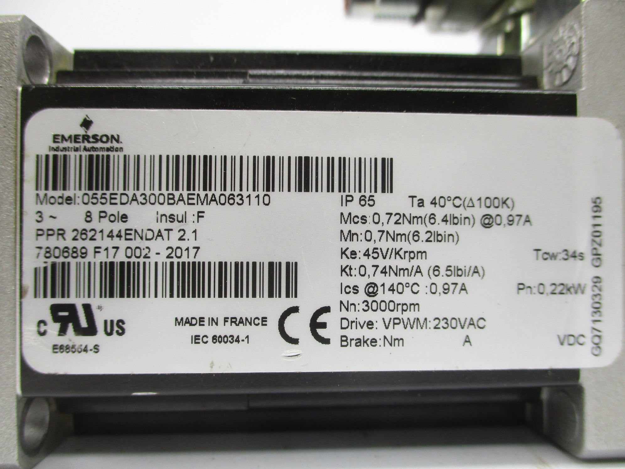 EMERSON 055EDA300BAEMA063110 NSNP