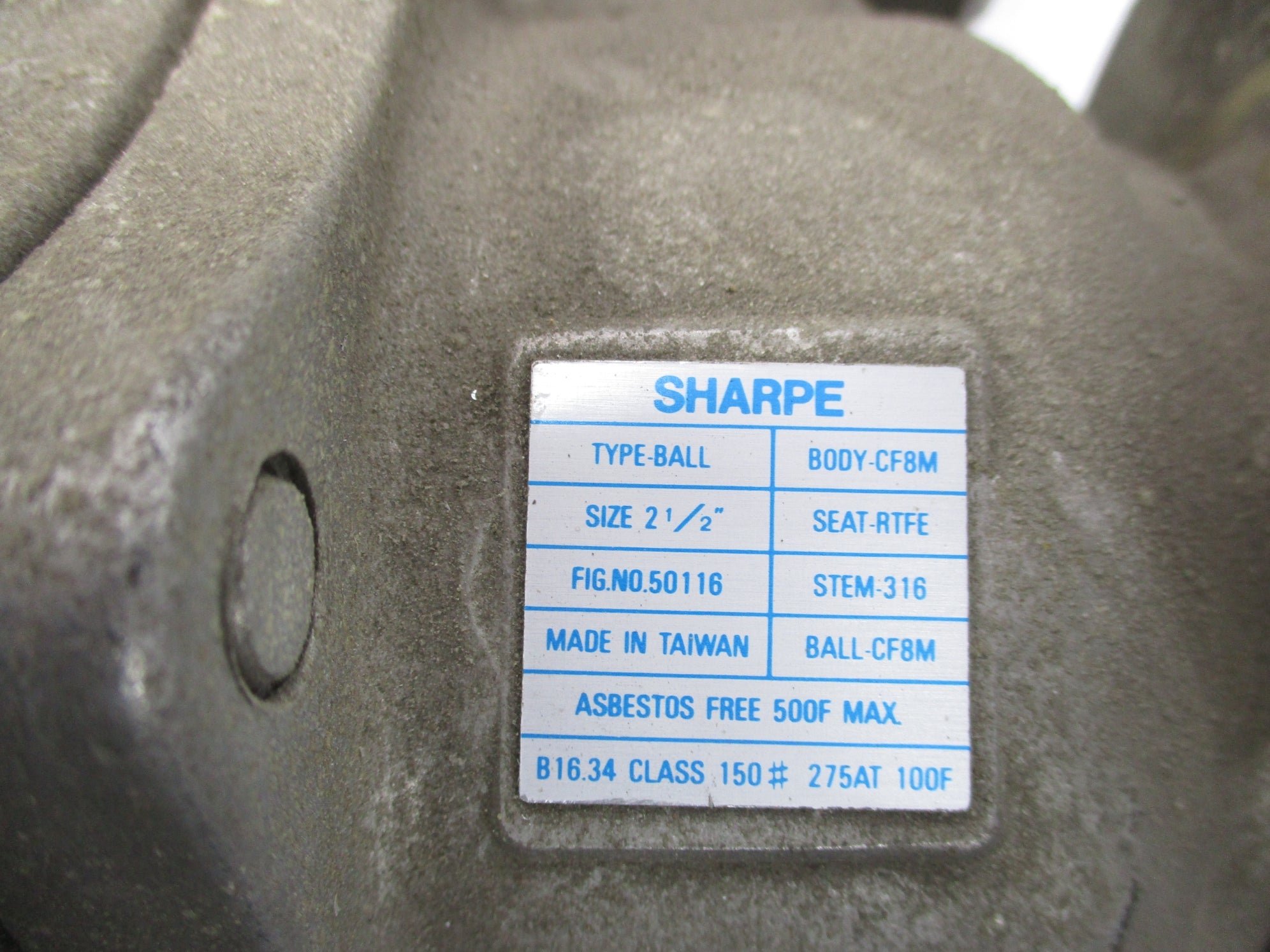 SHARPE CONTROL SP100N 50116 2 1/2" UNMP