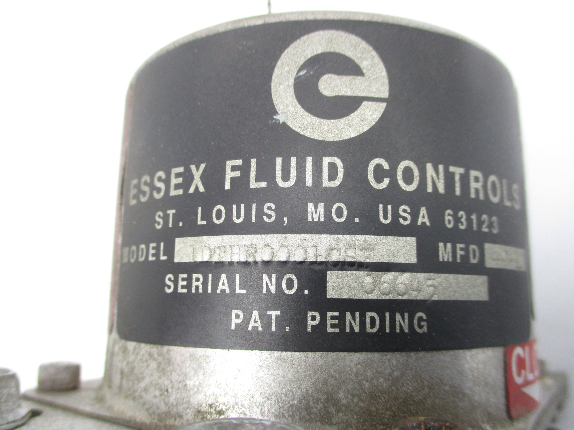ESSEX FLUIDS CONTROLS 1DTHR0001CSF NSNP