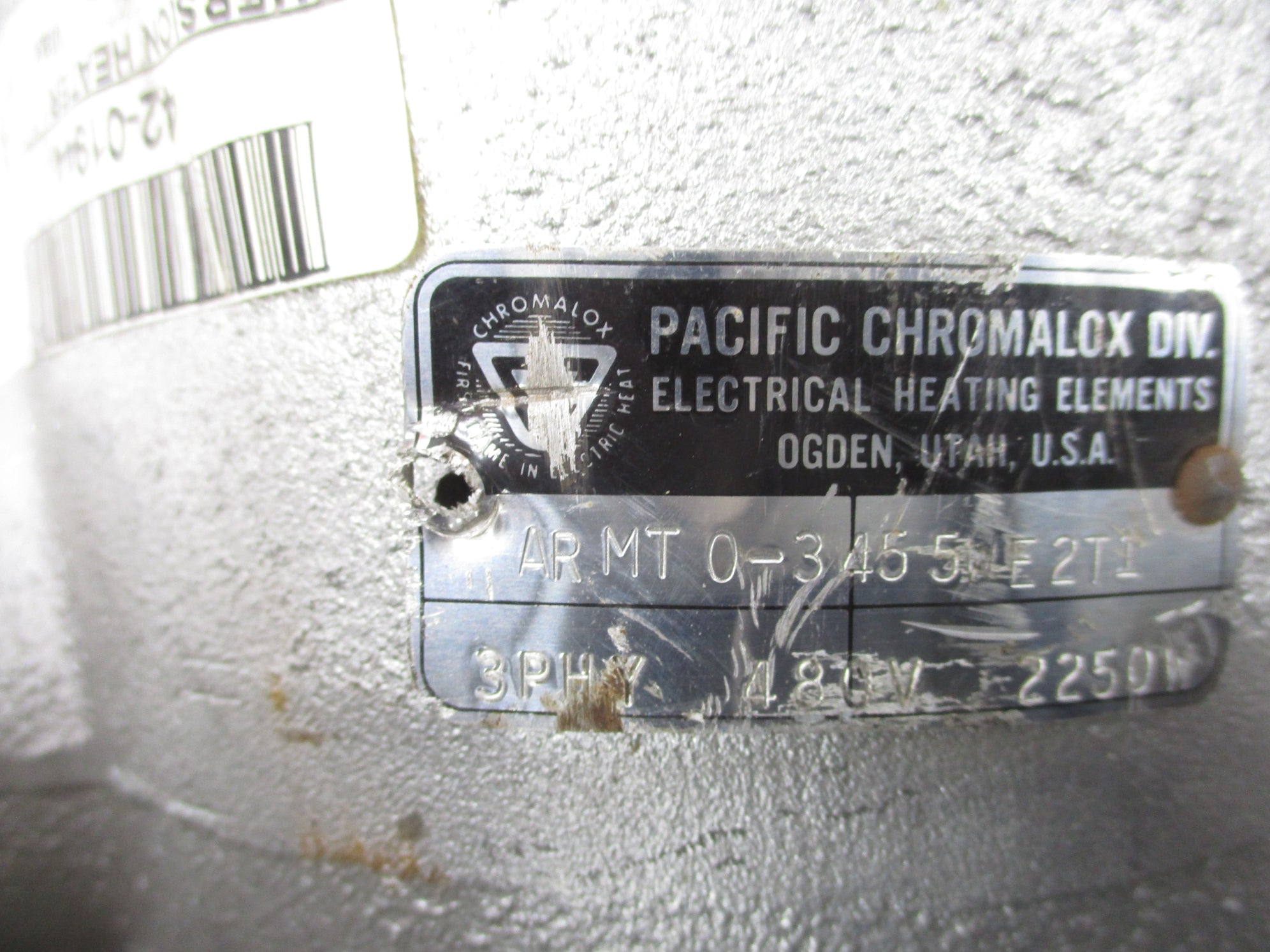PACIFIC CHROMALOX ARMT0-3455WE2T1 NSNP