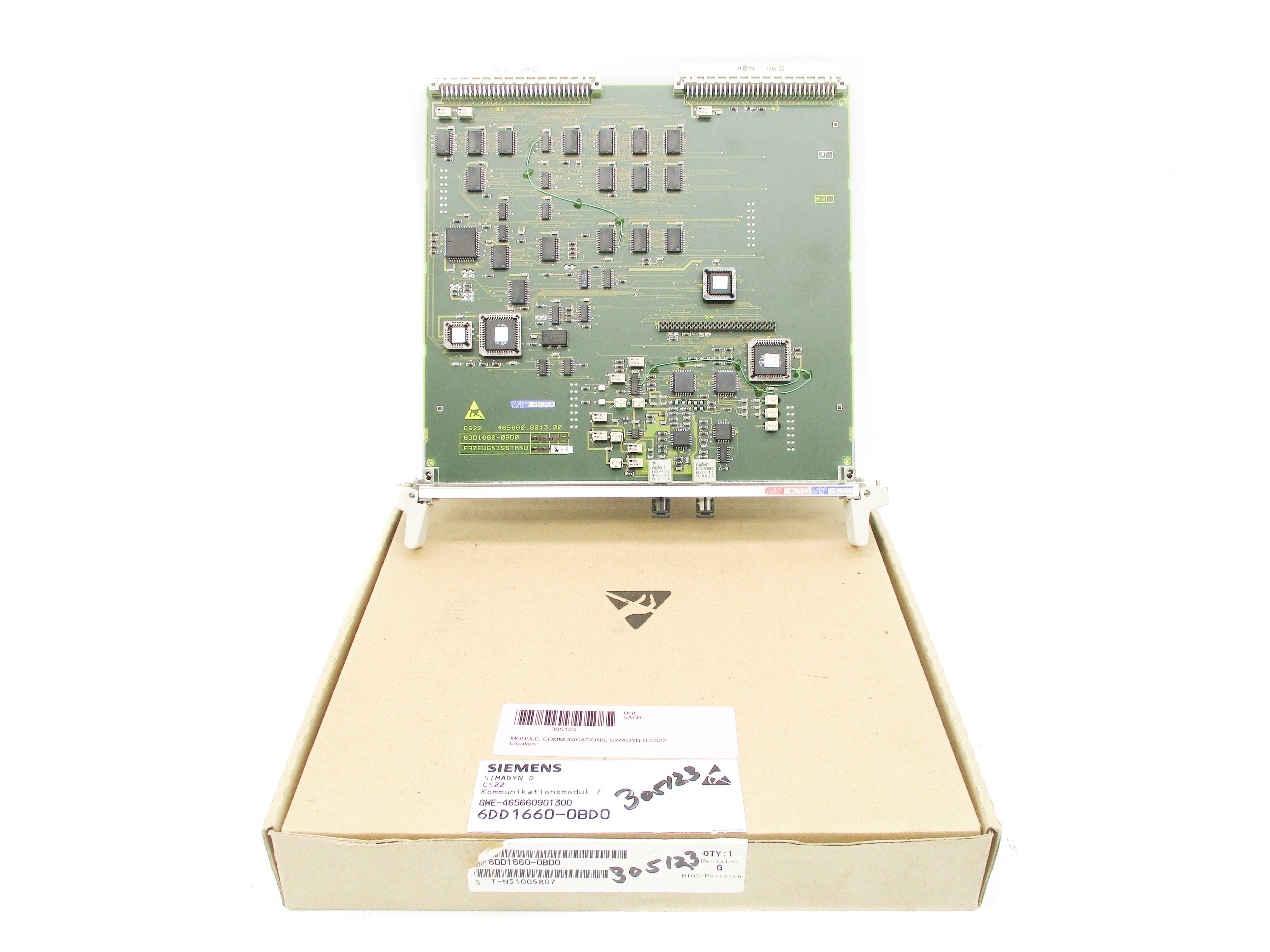 SIEMENS 6DD1660-0BD0 REV. G NSMP