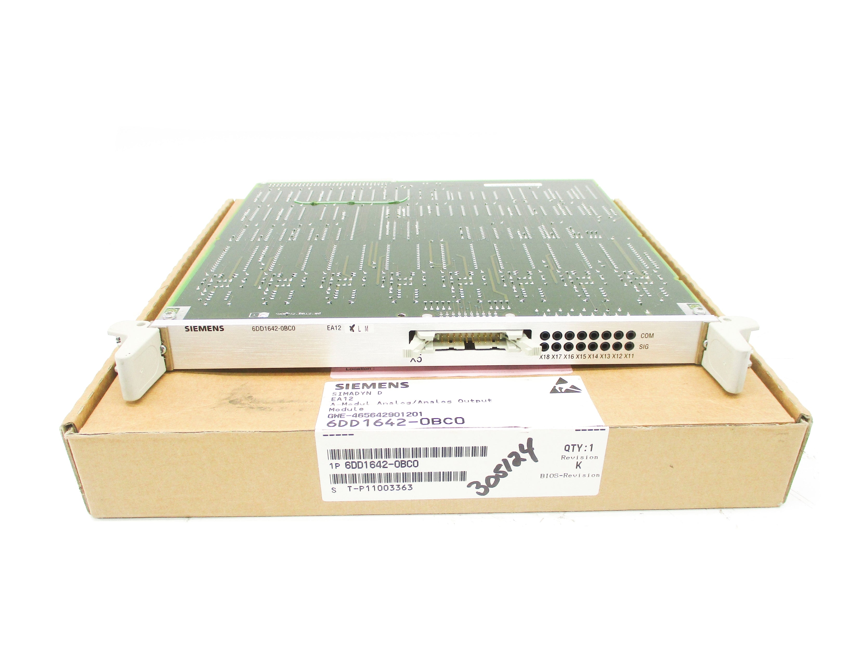 SIEMENS 6DD1642-0BC0 REV. K NSMP