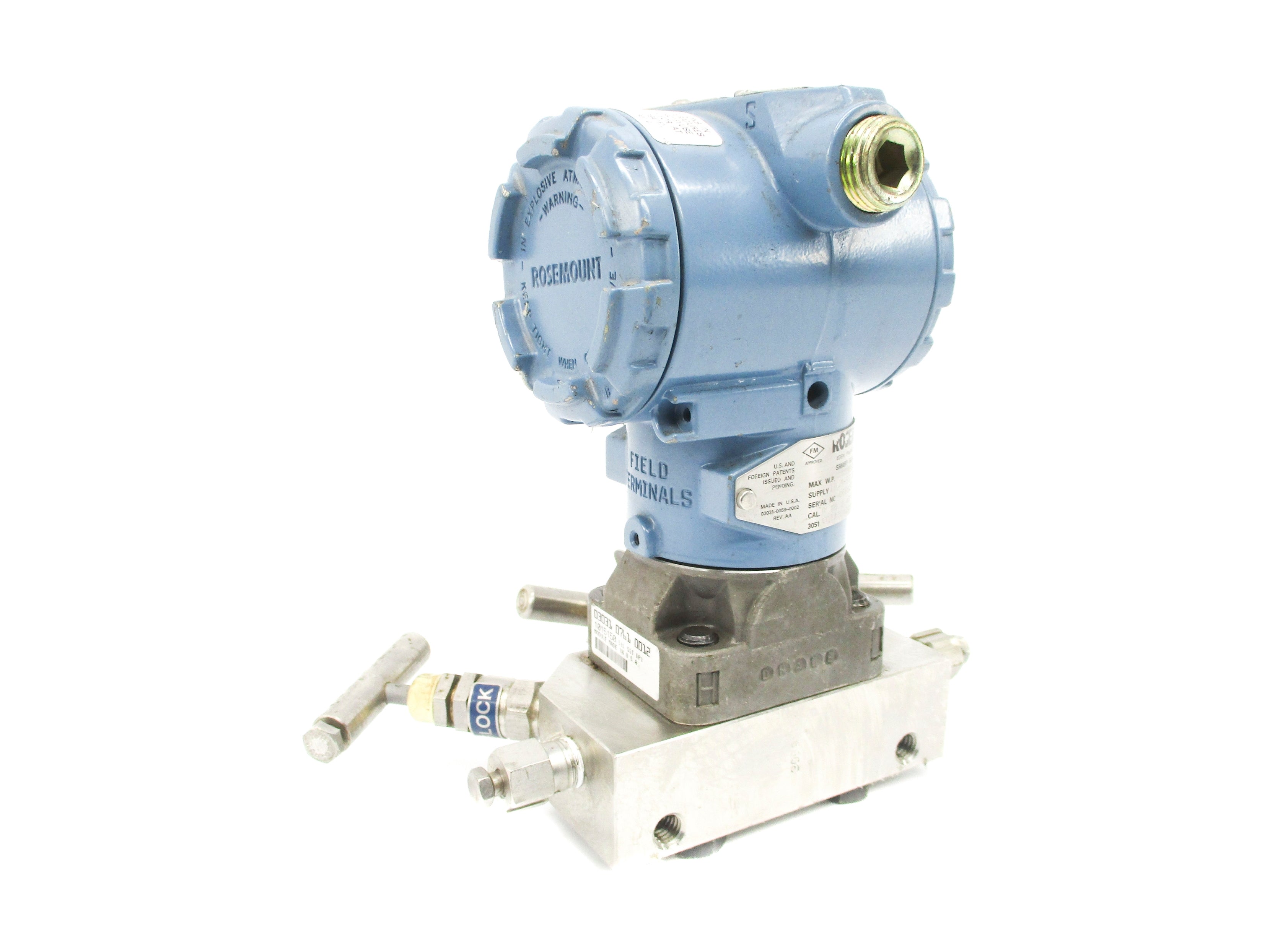 ROSEMOUNT 3051CD1A02A1AS5K5 2000PSI UNMP