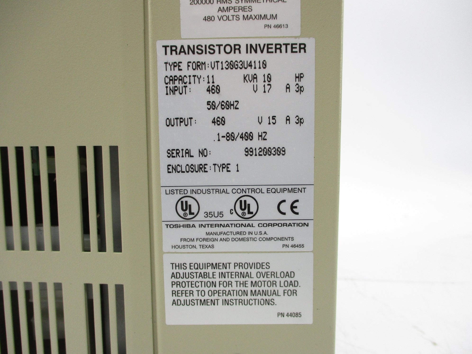TOSHIBA VT130G3U4110 NSMP