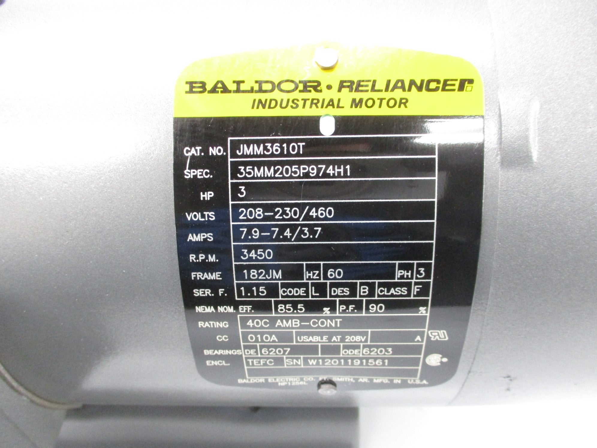 BALDOR JMM3610T NSNP