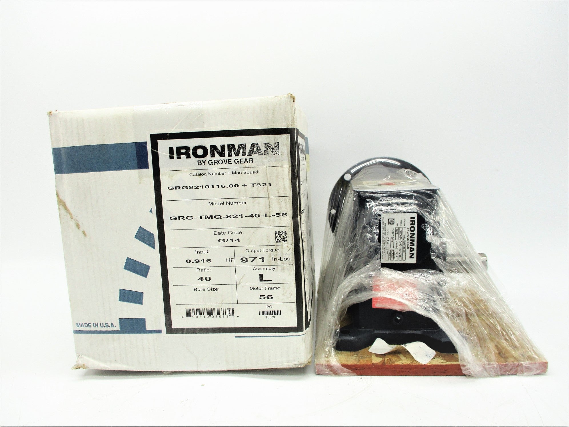 GROVE GEAR GRG-TMQ-821-40-L-56 NSMP