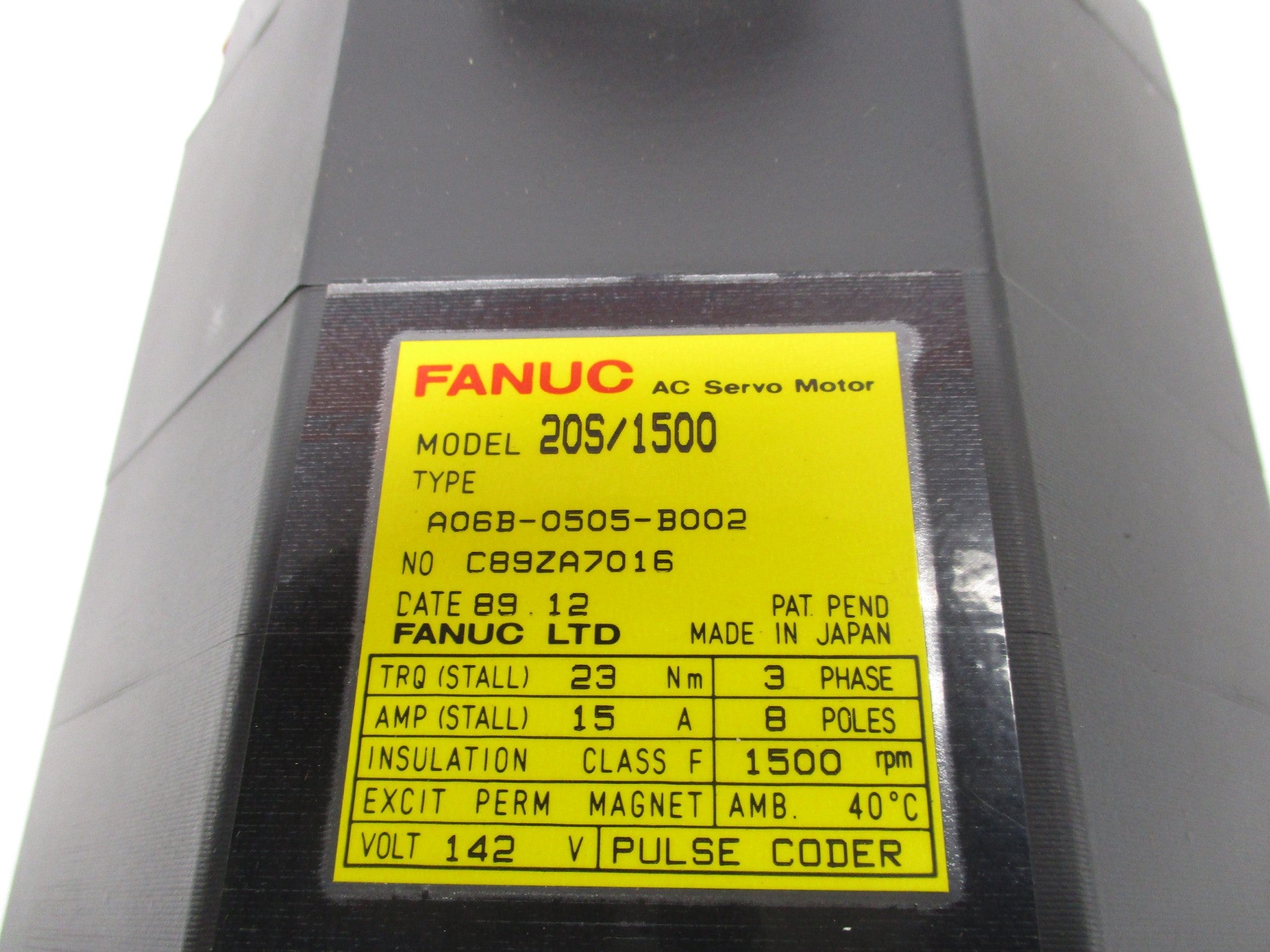 FANUC A06B-0505-B002 UNMP
