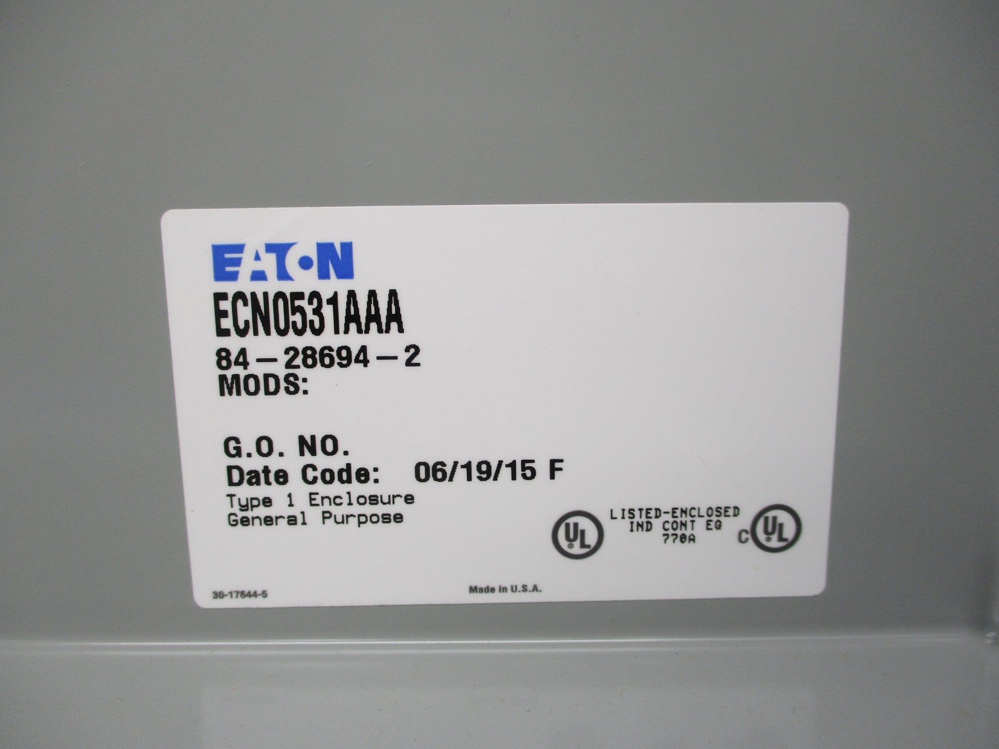 EATON ECN0531AAA NSMP