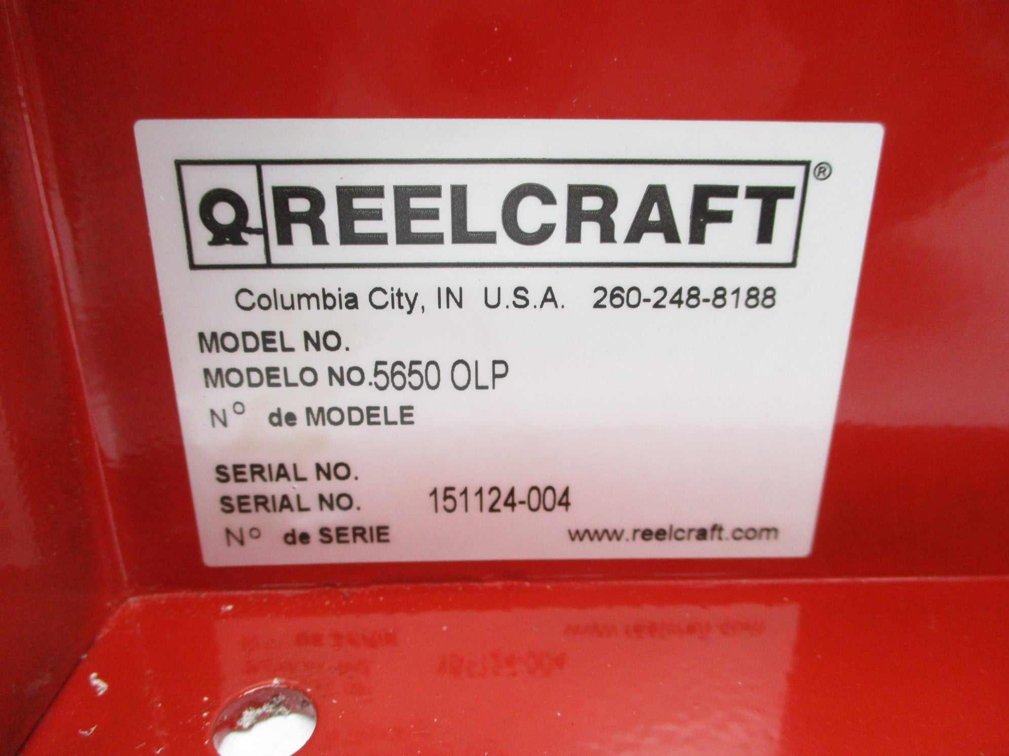 REELCRAFT 5650-OLP NSNP