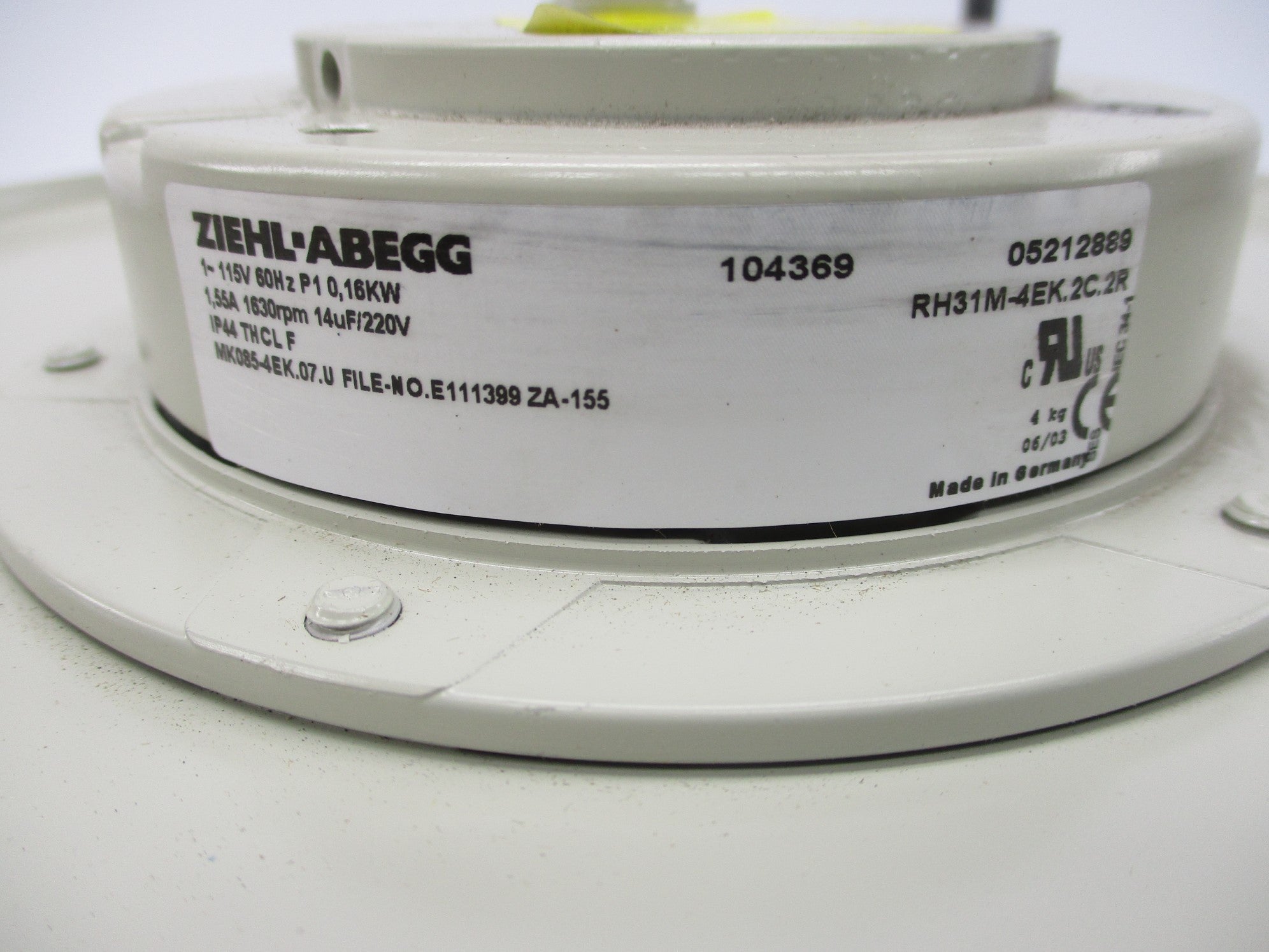 ZIEHL ABEGG RH31M-4EK.2C.2R NSMP