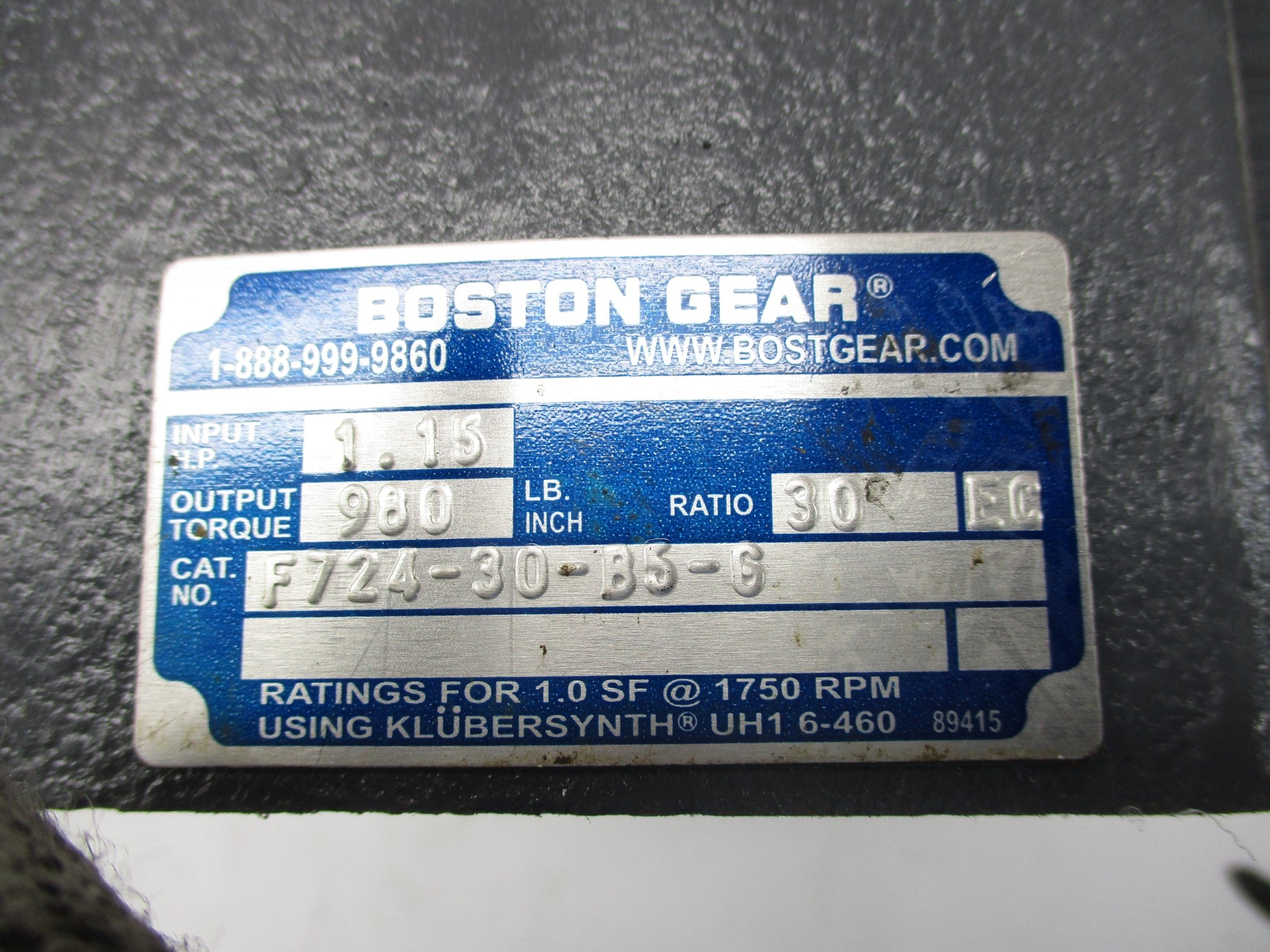 BOSTON GEAR F724-30-B5-G NSMP