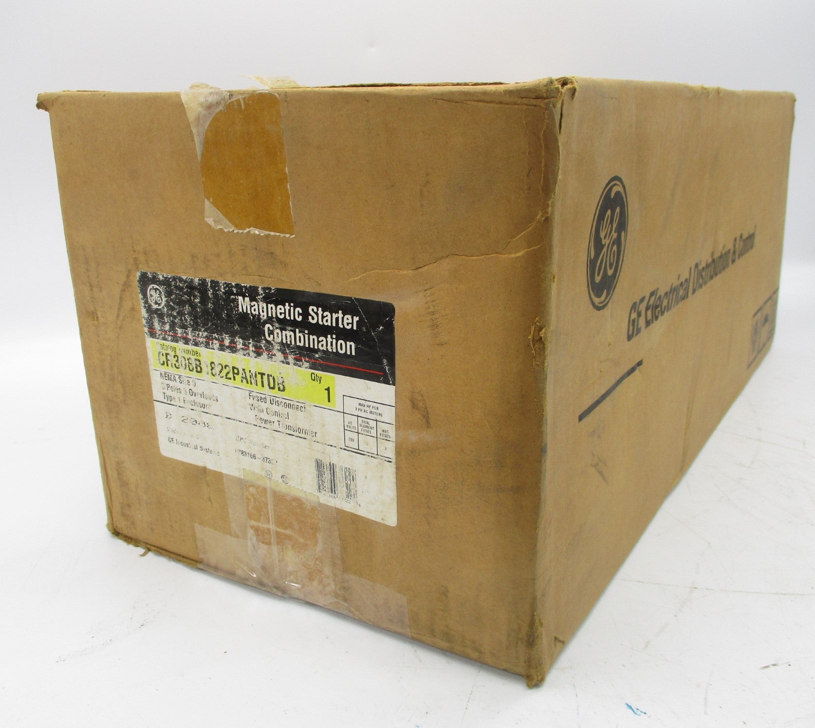 GENERAL ELECTRIC CR308B1822PANTDB NSMP