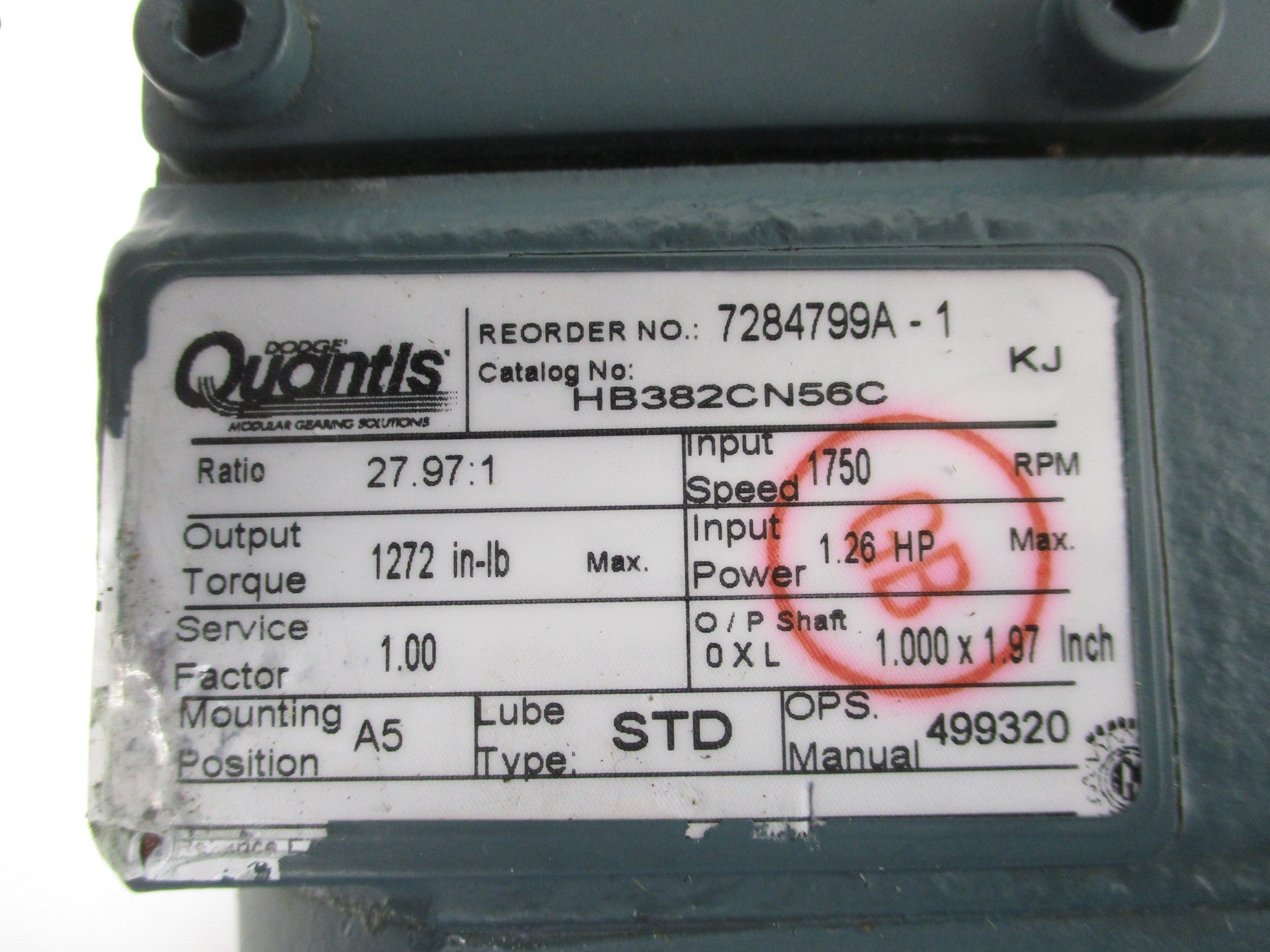 DODGE HB382CN56C NSNP