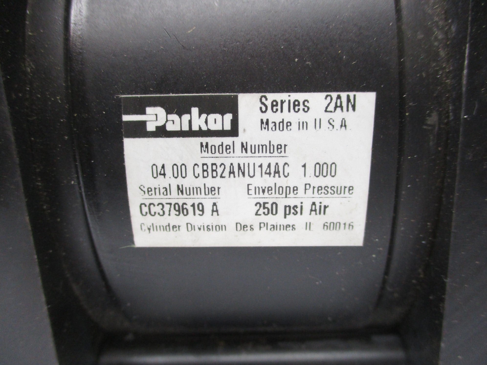 PARKER 04.00CBB2ANU14AC1.000 250PSI NSNP
