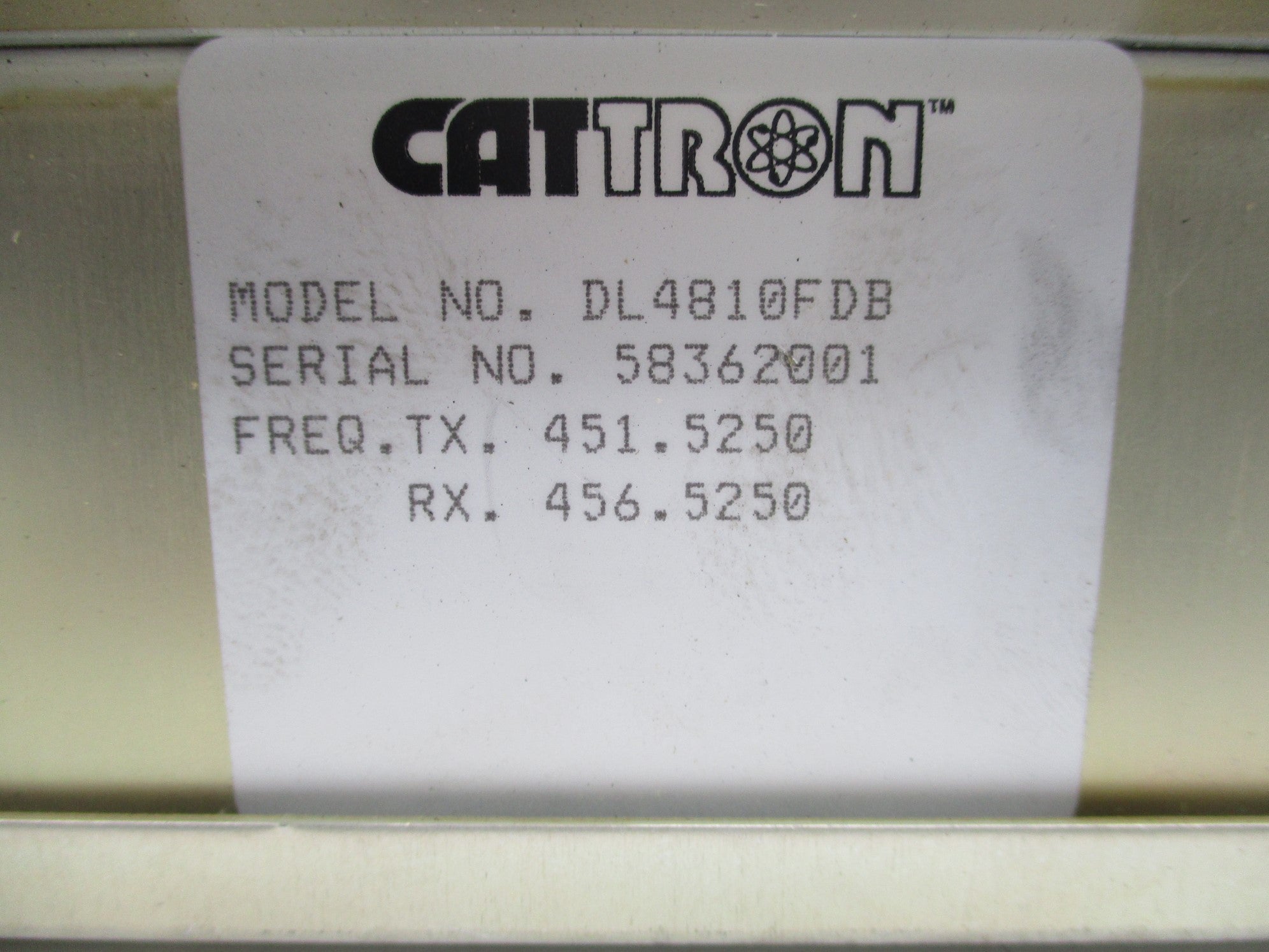 CATTRON DL4810FDB UNMP