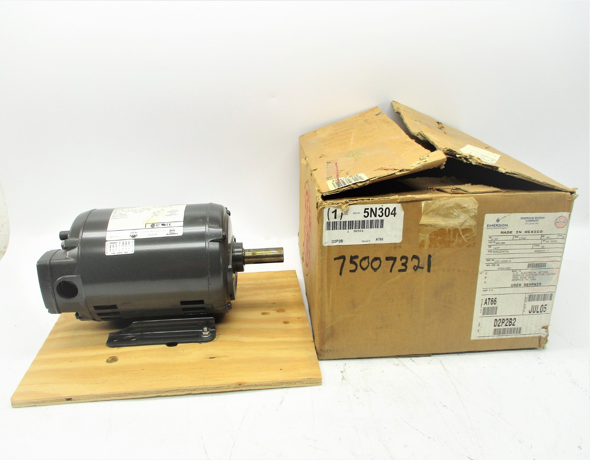 US MOTORS D2P2B2 ATT66 NSMP