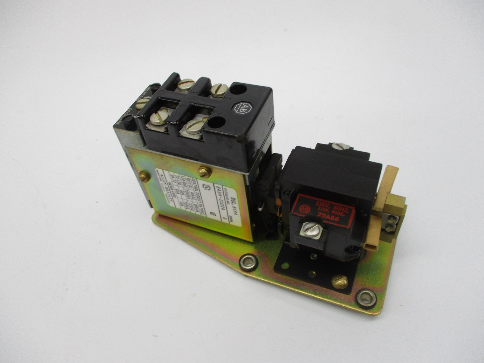 INDUSTRIAL SPARE PART 849A-ZOD24 SER. B 110/120V 60A (BR/YL) NSMP