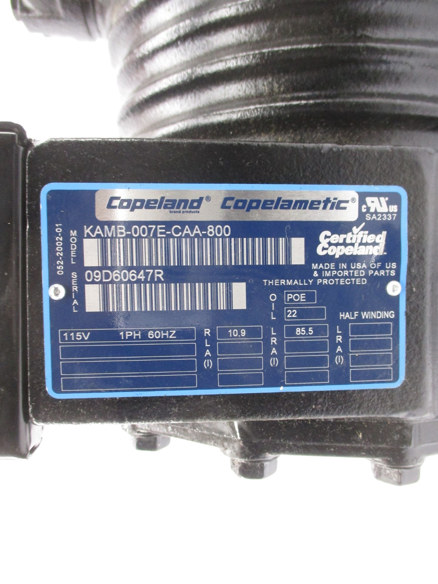 COPELAND KAMB-007E-CAA-800 (AS PICTURED) UNMP