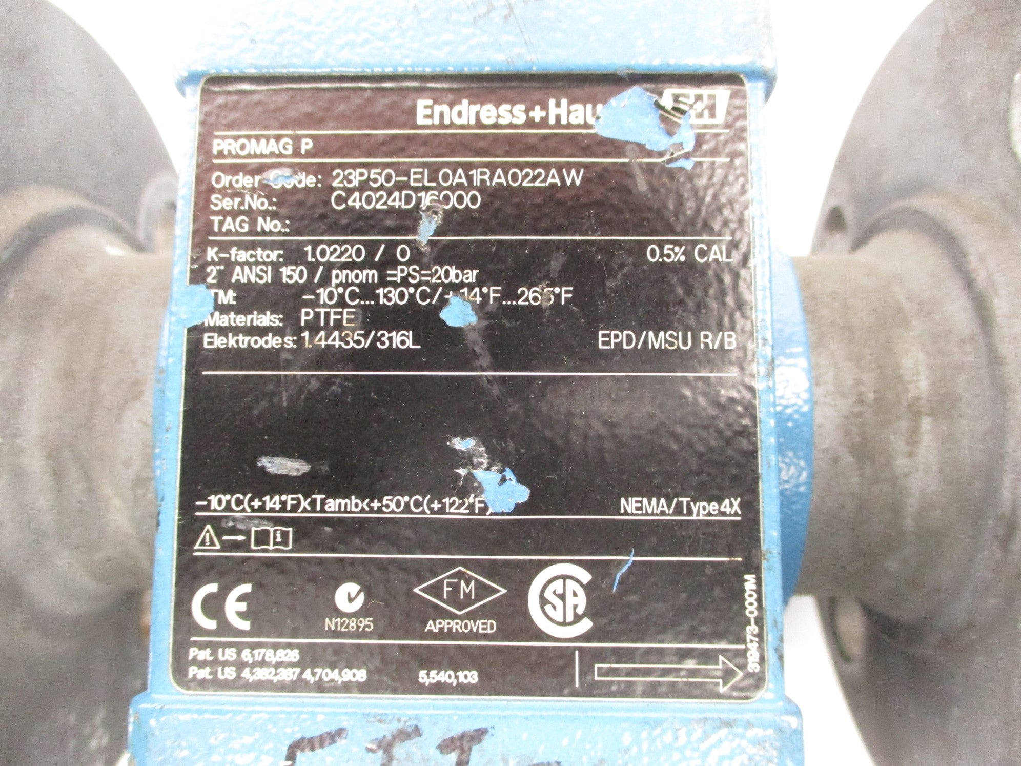ENDRESS+HAUSER 23P50-ELOA1RA022AW UNMP