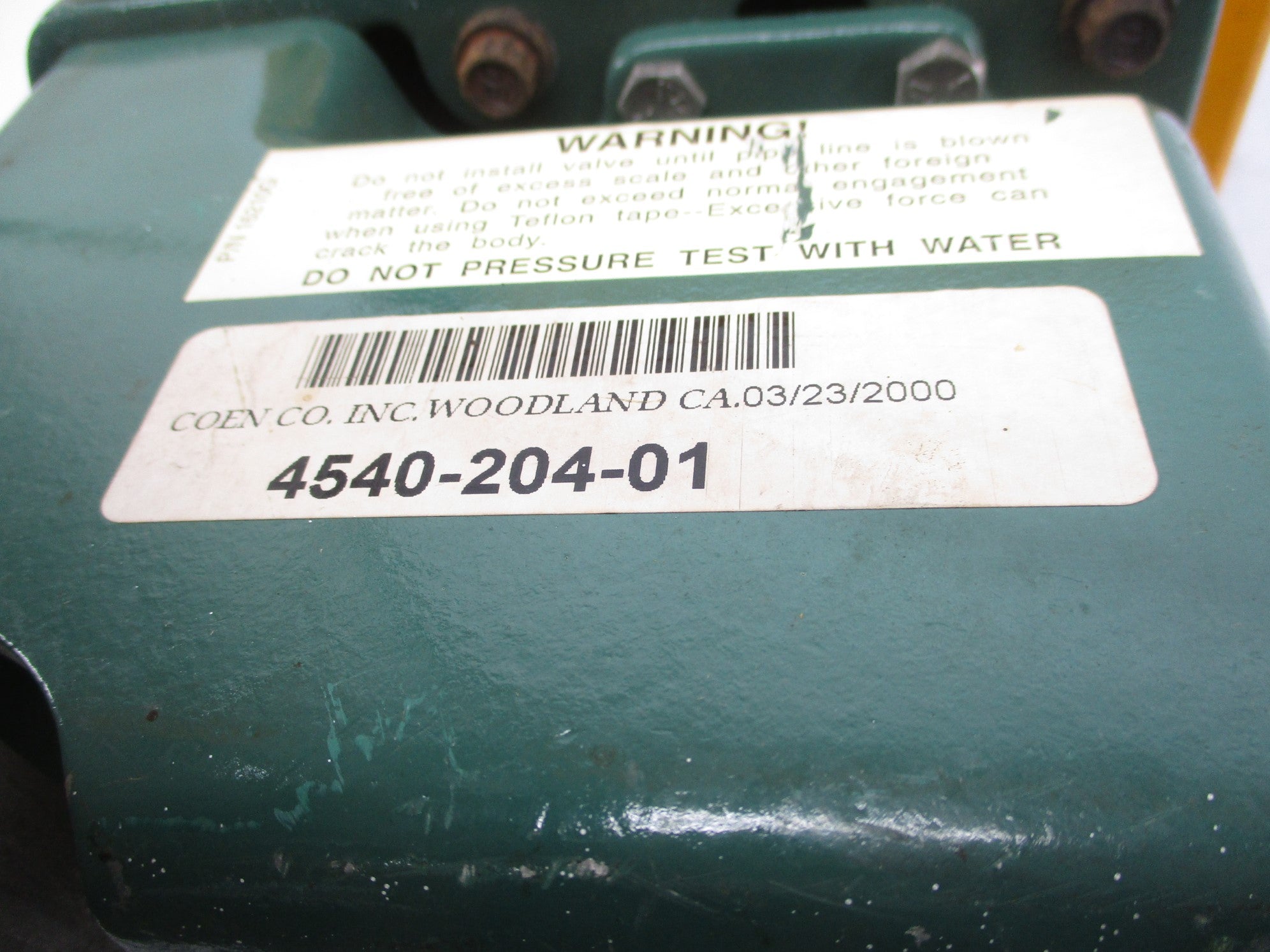 COEN CC-8760-1 600PSI 115V UNMP