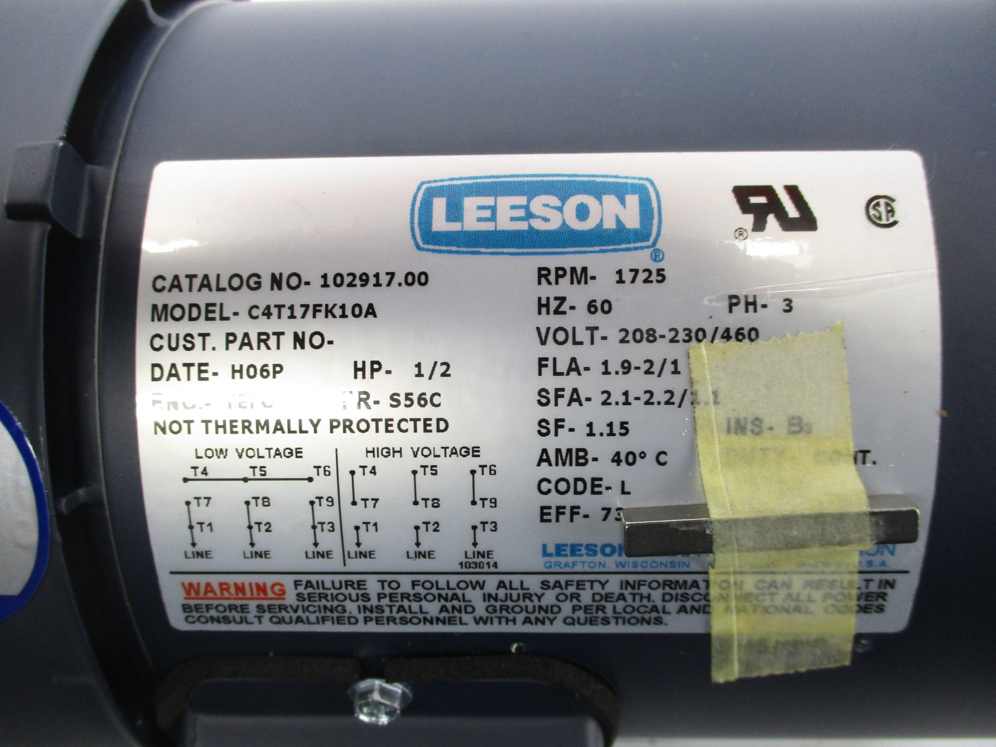 LEESON 102917.00 NSNP
