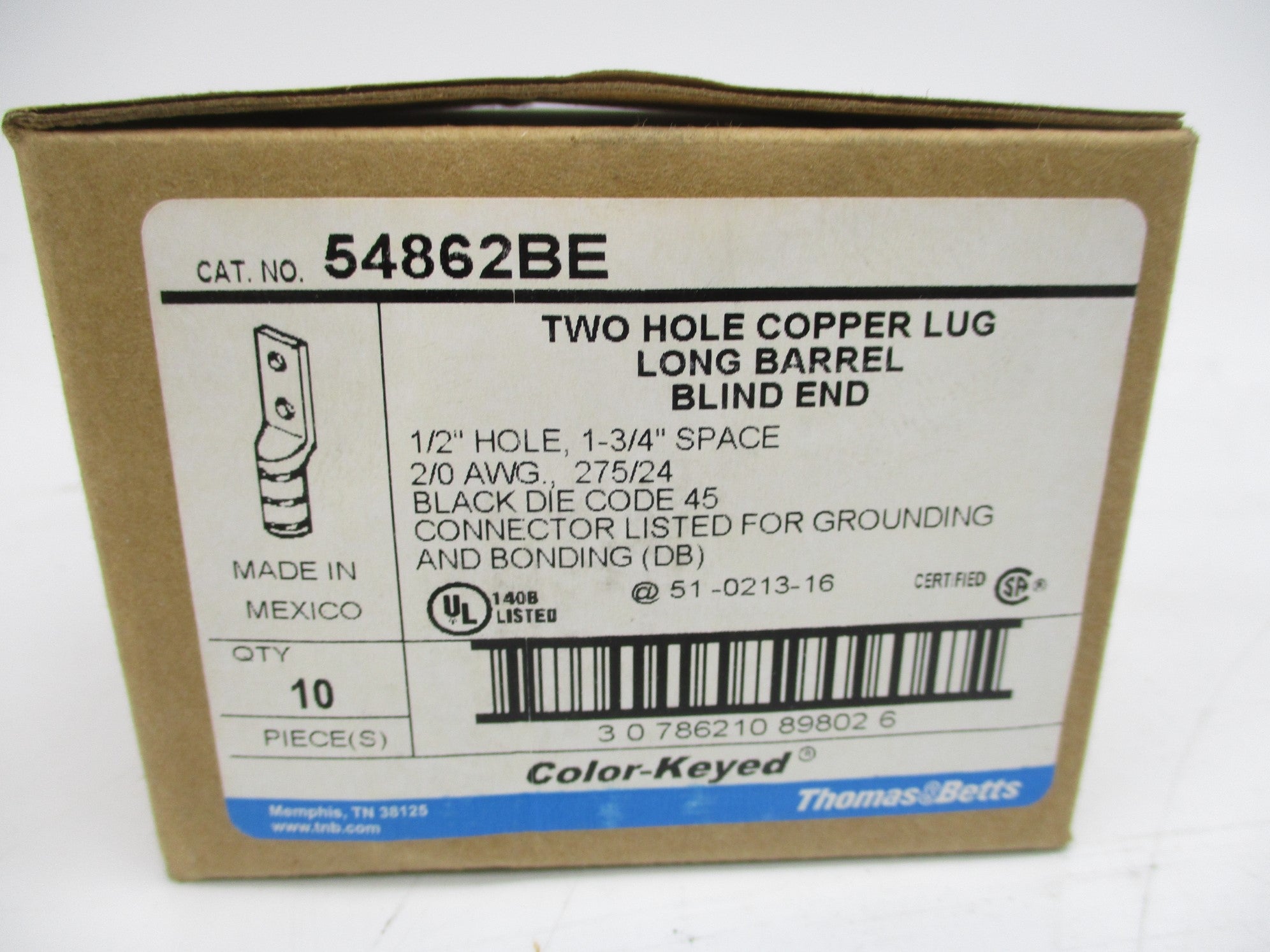 THOMAS&BETTS 54862BE (PKG OF 10) NSMP