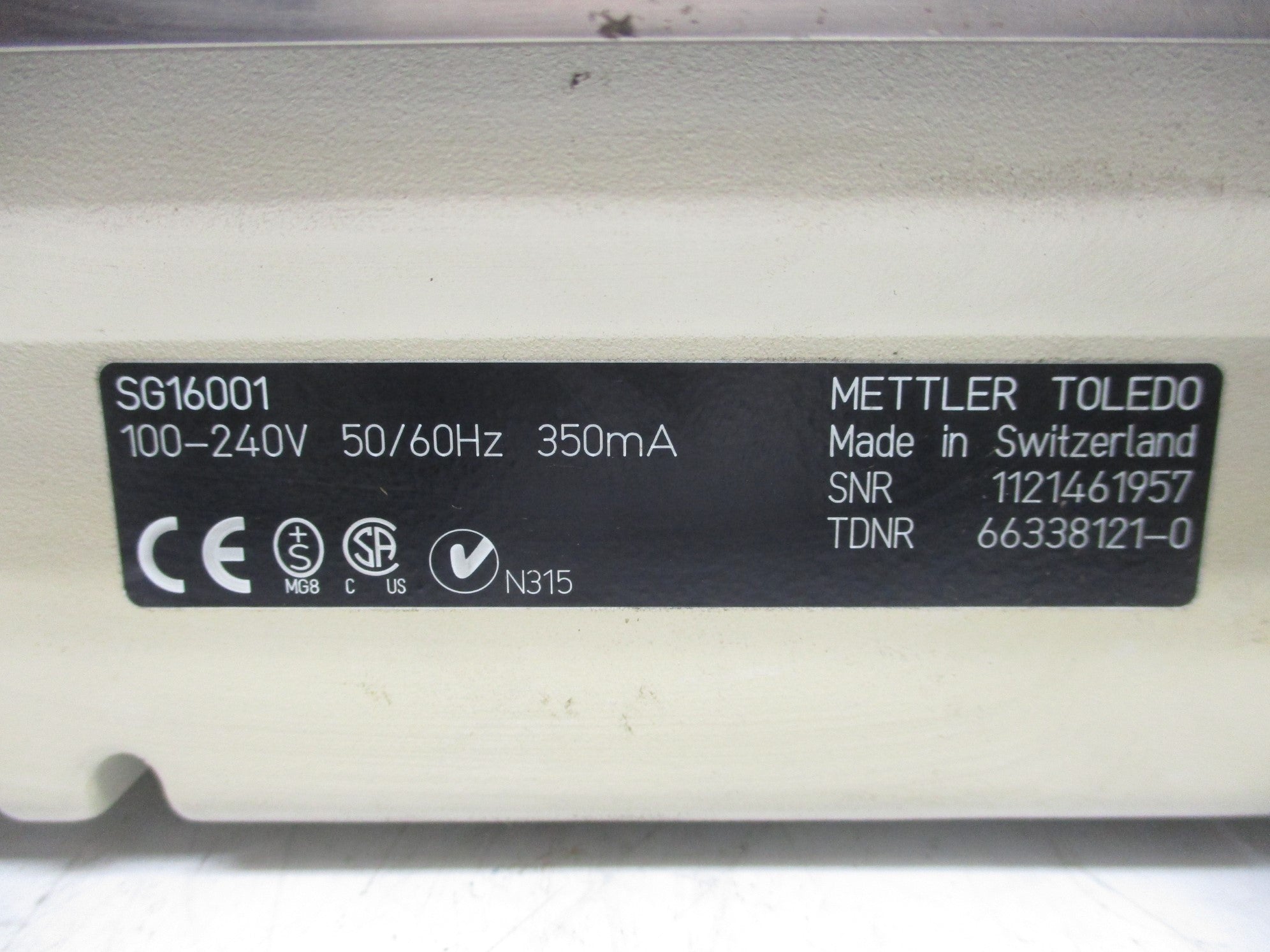 METLER TOLEDO SG16001 UNMP