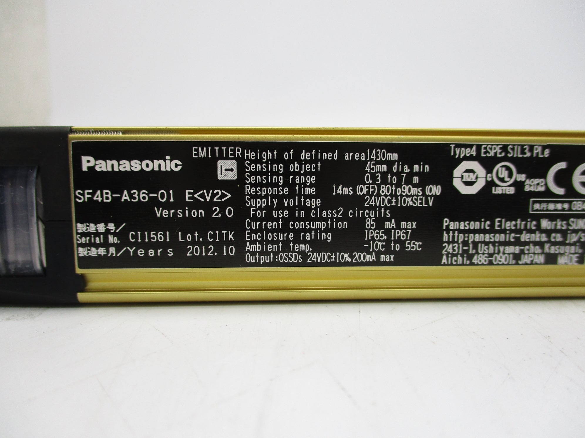 PANASONIC SF4B-A36-01E<V2> NSNP