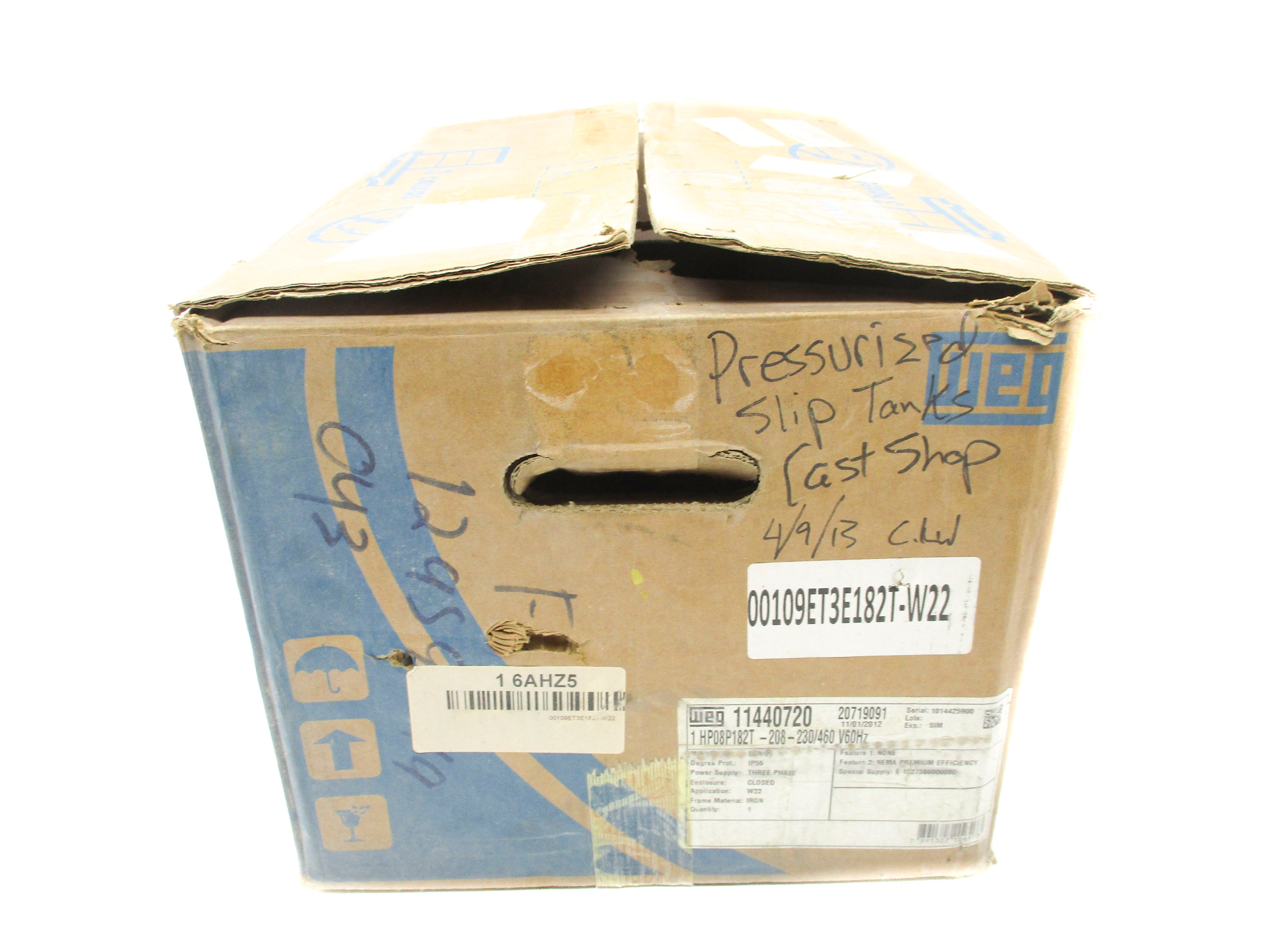 WEG 00109ET3E182T-W22 NSMP