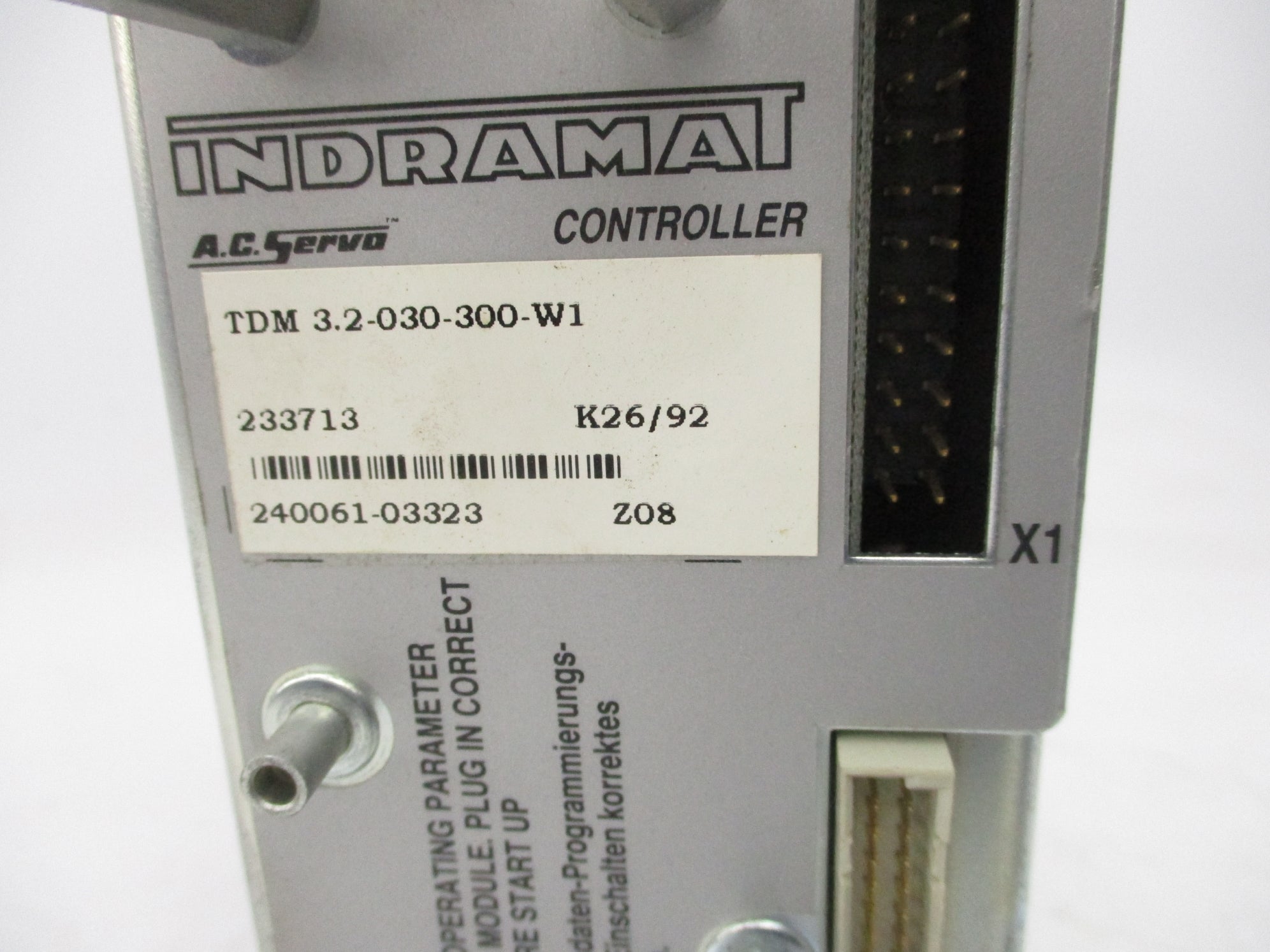 INDRAMAT TDM3.2-030-300-W1 (AS PICTURED) NSNP