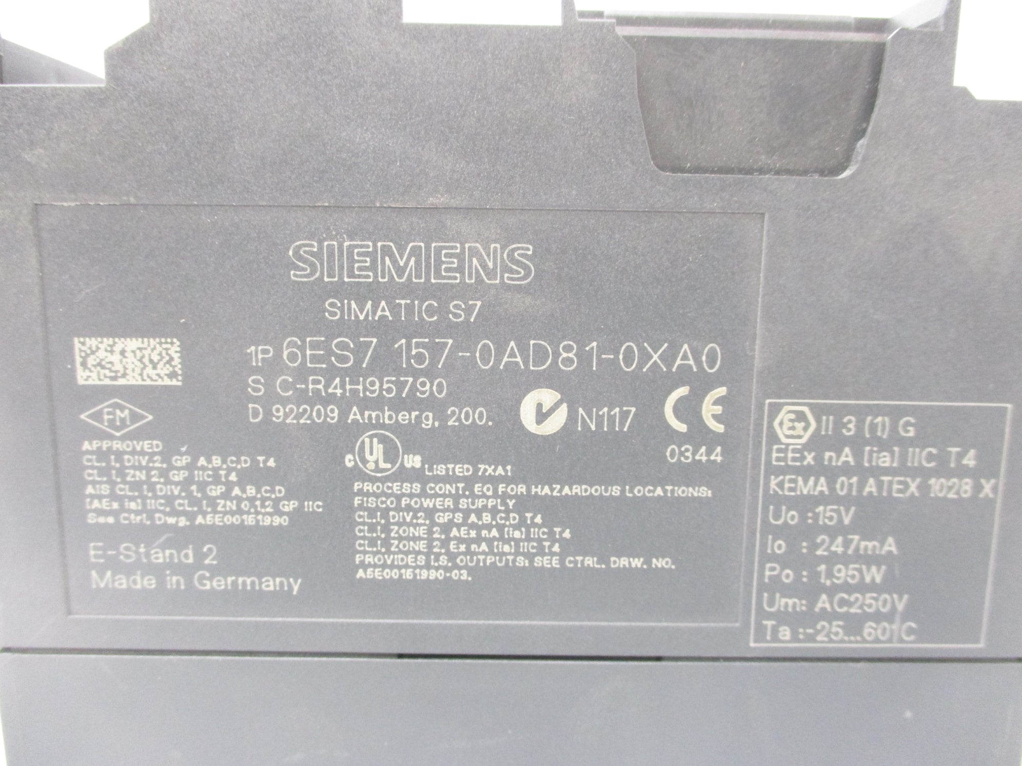 SIEMENS 6ES7-157-0AD81-0XA0 UNMP