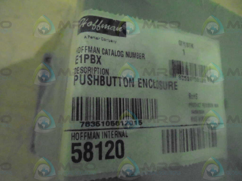 HOFFMAN E1PBX ECLOSER *  NEW IN ORIGINAL PACKAGE *