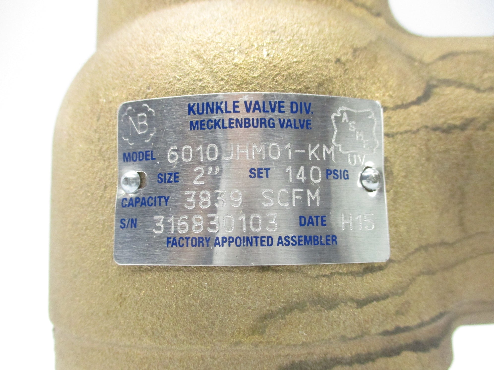 KUNKLE 6010JHM01-KM 140PSI NSNP