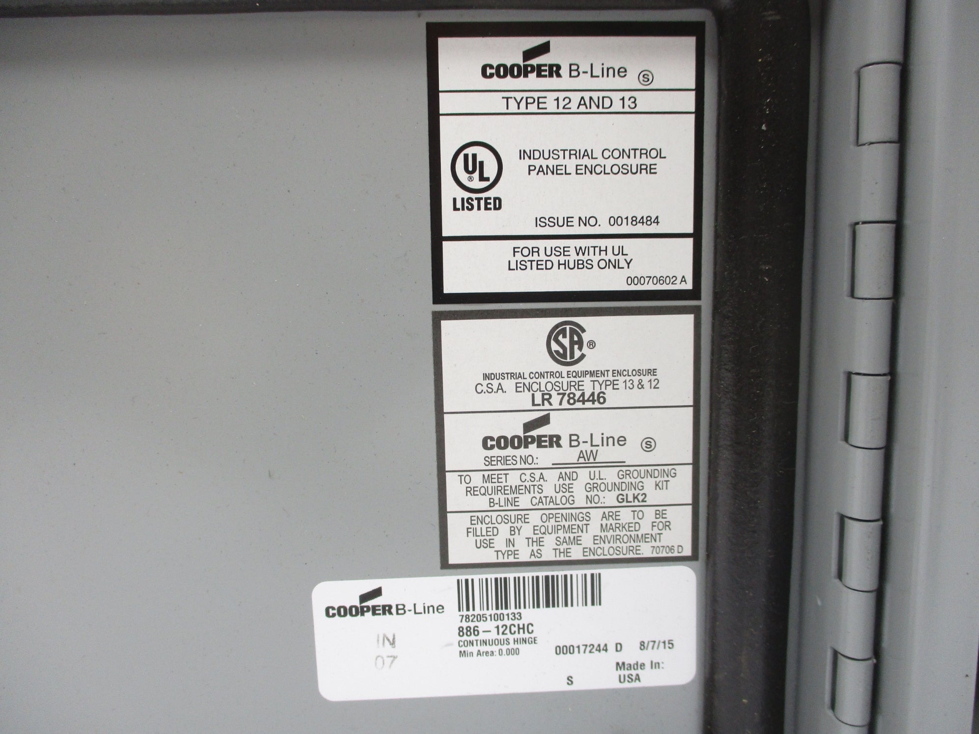 COOPER 886-12CHC NSNP