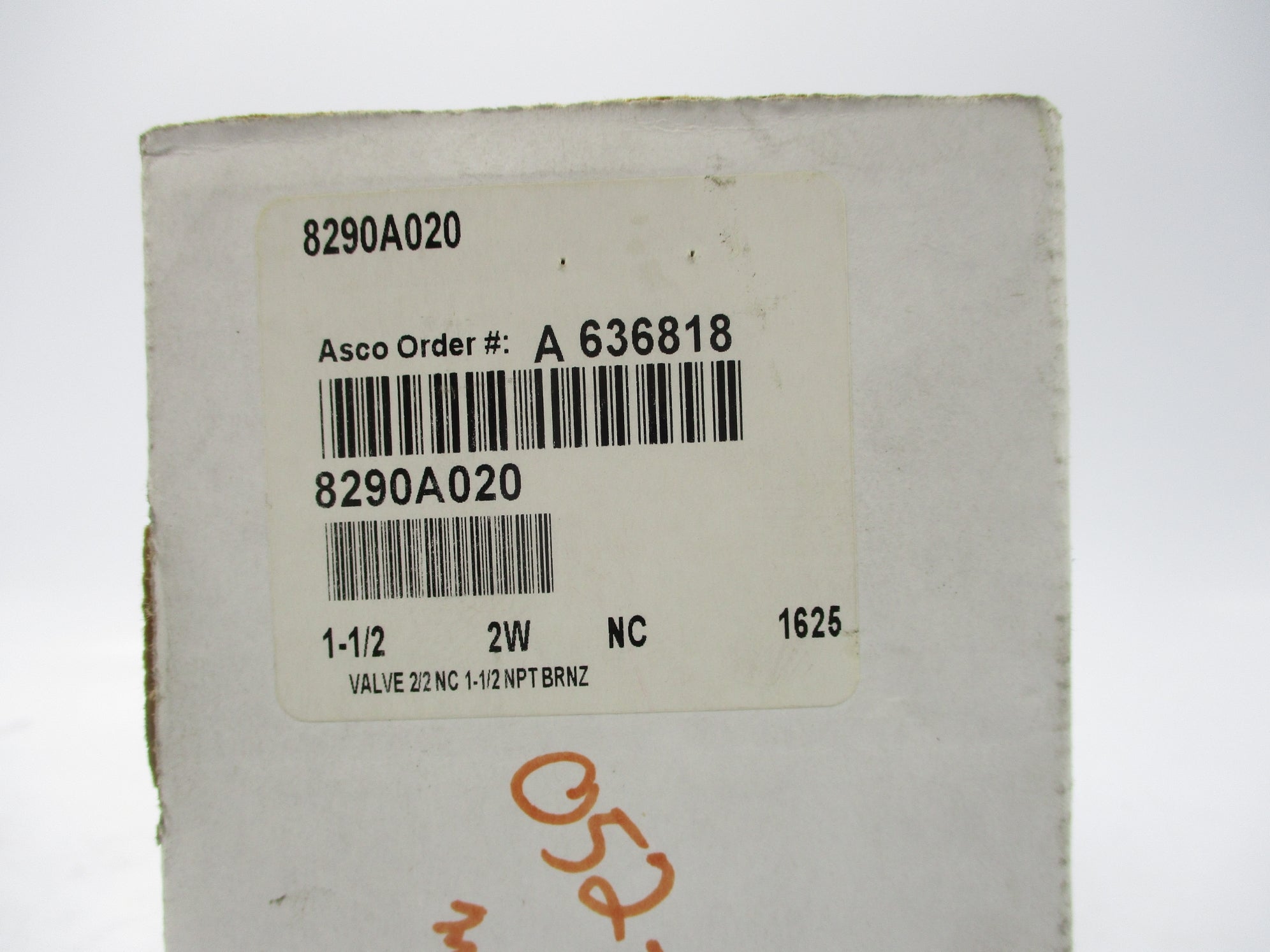 ASCO 8290A020 1-1/2" NSFS