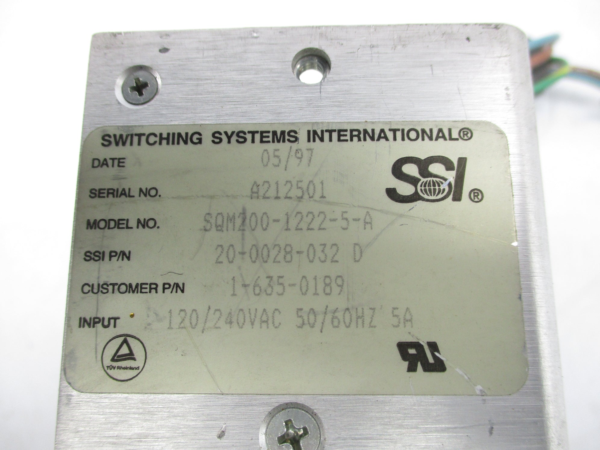 SSI SQM200-1222-5-A UNMP