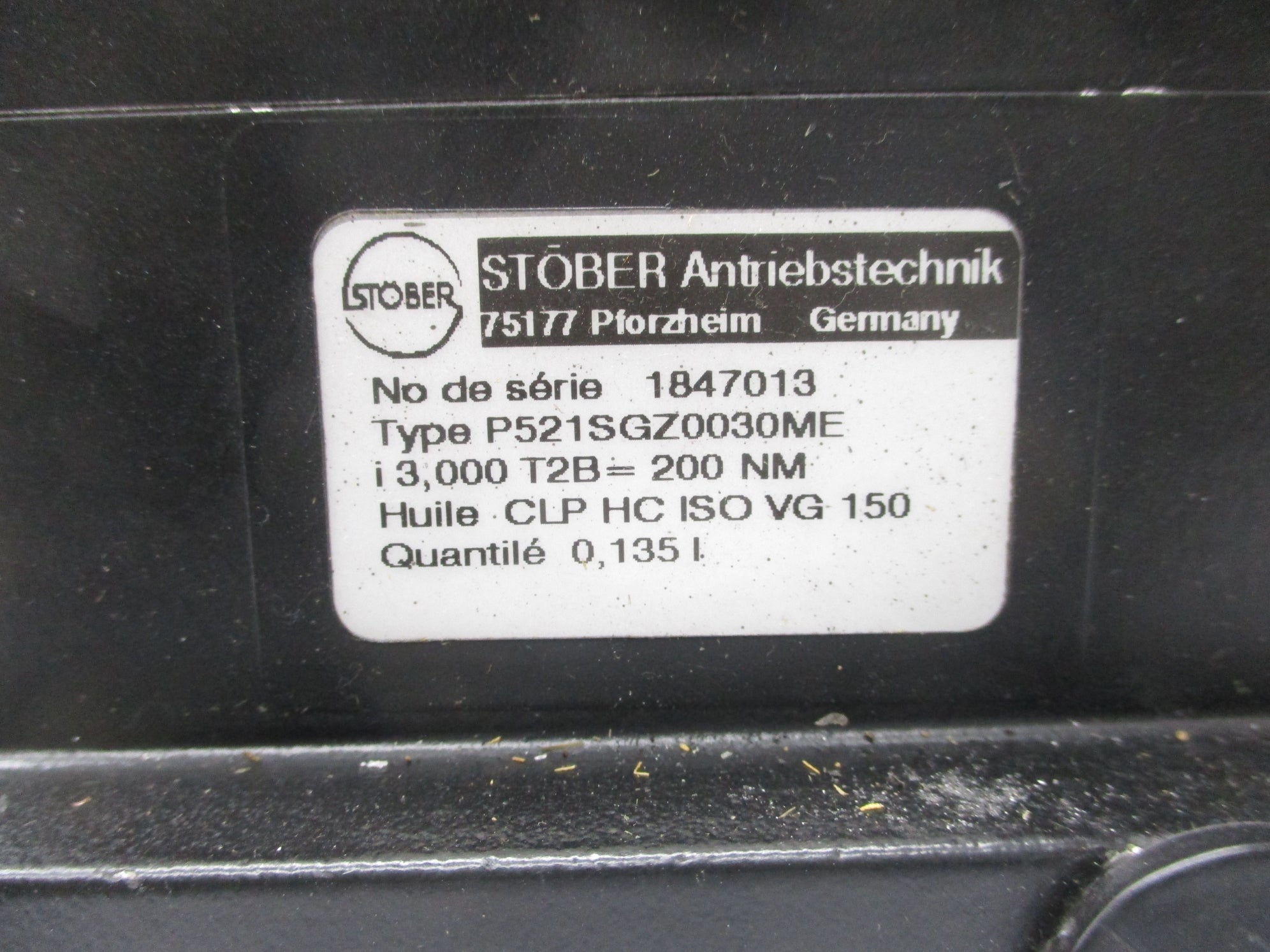 STOBER P521SGZ0030ME NSNP