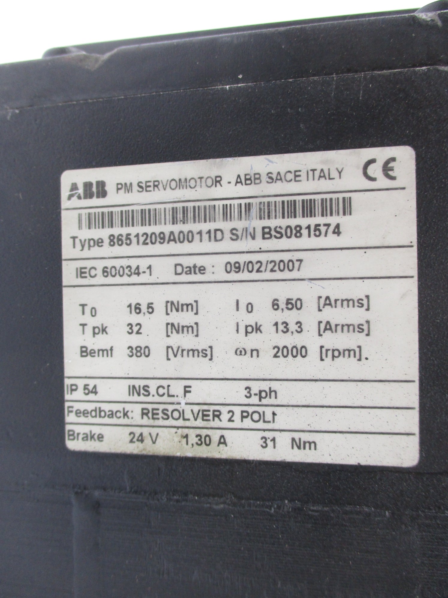 ABB 8651209A0011D UNMP