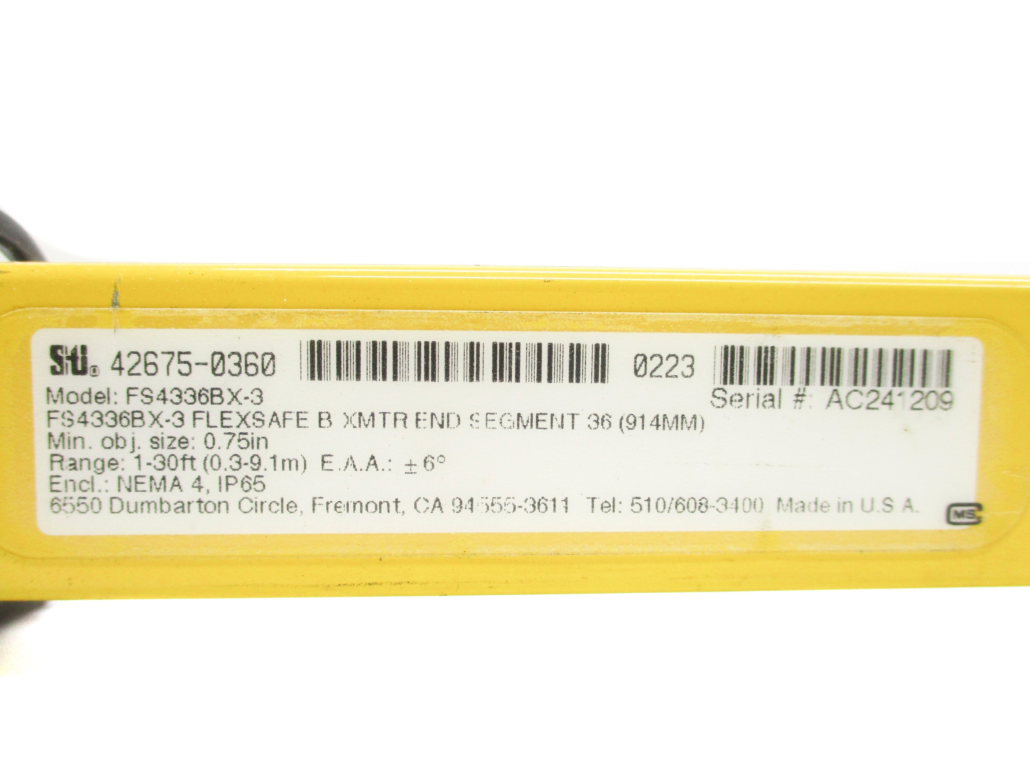 STI 42675-0360 FS4336BX-3 UNMP